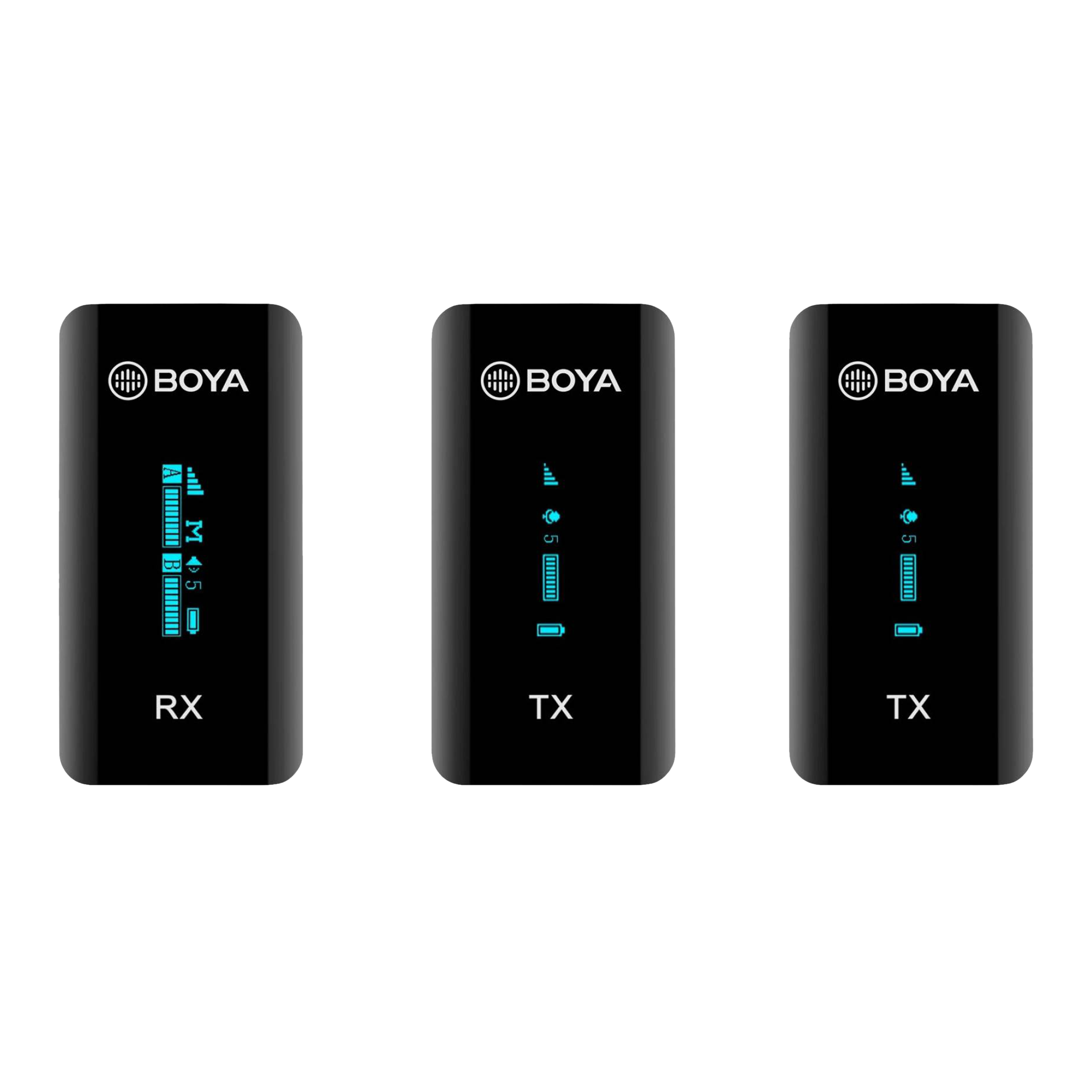 Boya Wireless Microphone (2.4GHz Ultra-Compact, BY-XM6-S2, Black)_1