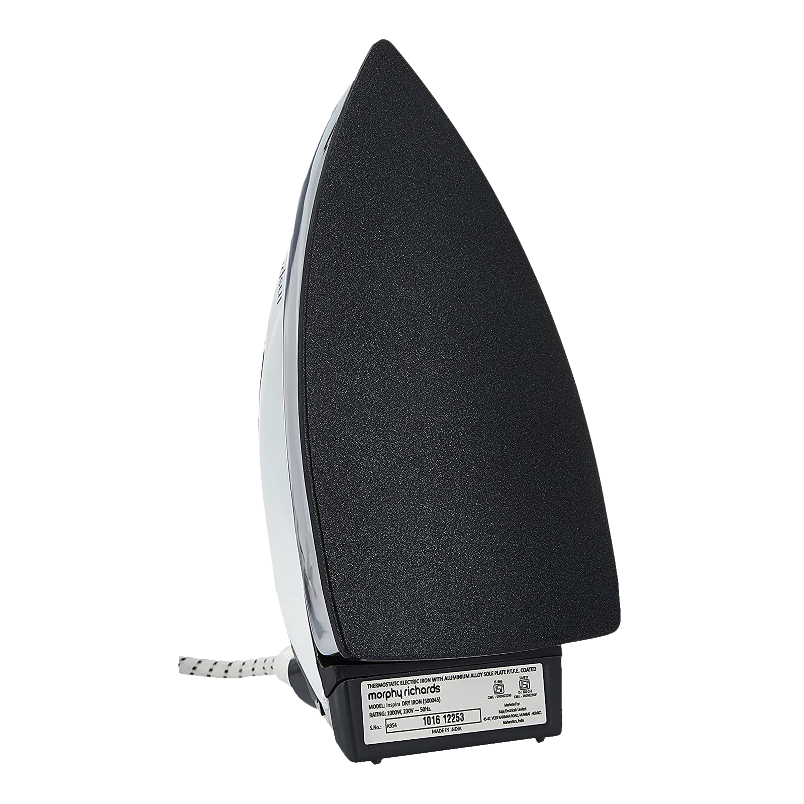 Morphy Richards Daisy 1000 Watts Dry Iron (German Technology Double Coating, 500057, White)_3