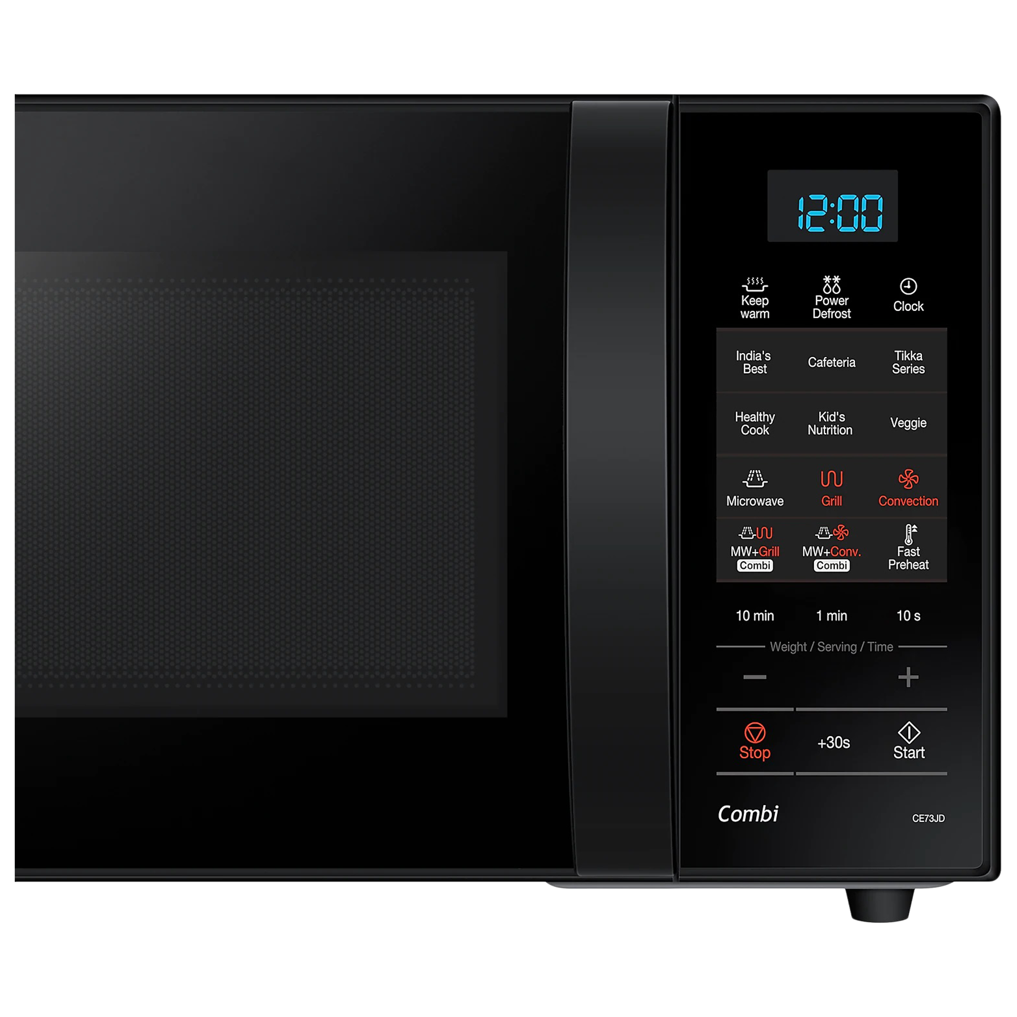 SAMSUNG 21 Litres Convection Microwave Oven (Triple Distribution System with Power Defrost, CE73JD-B1/XTL, Black)_4