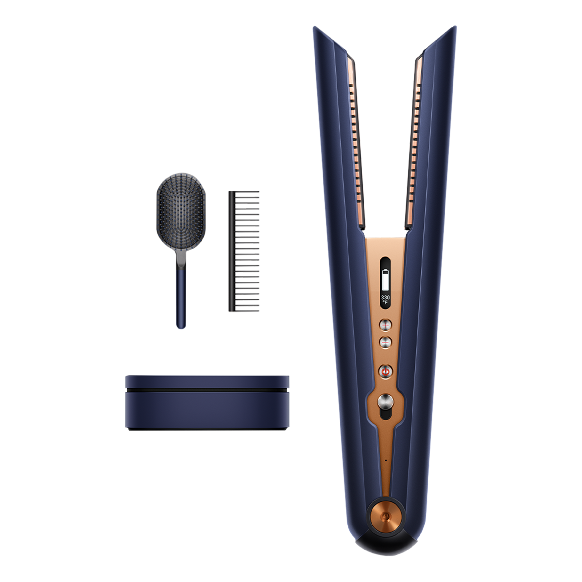 Dyson Corrale Corded and Cordless Hair Straightener (Gift Edition, 388442-01, Prussian Blue/Rich Copper)_1
