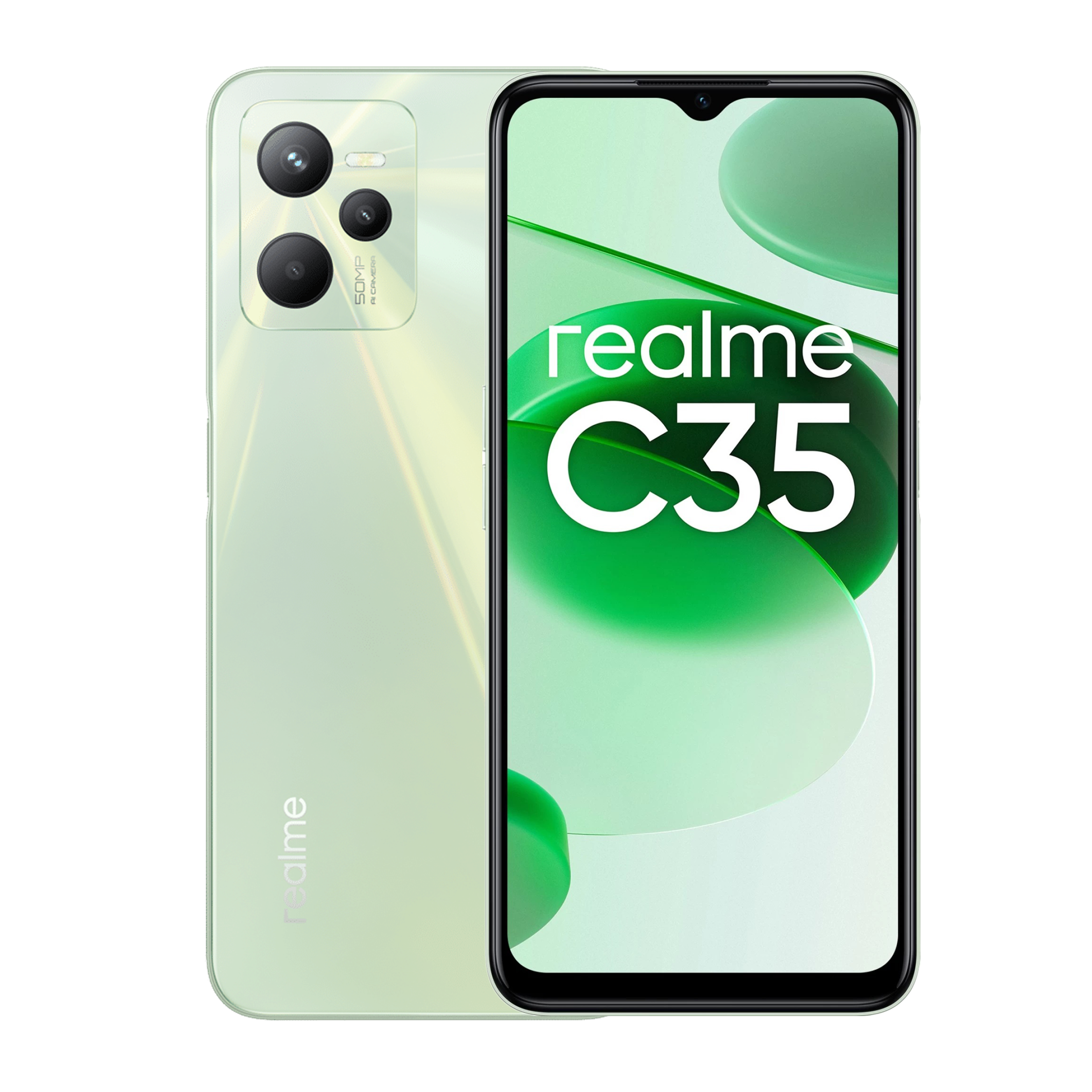 realme C35 (4GB RAM, 128GB, Glowing Green)