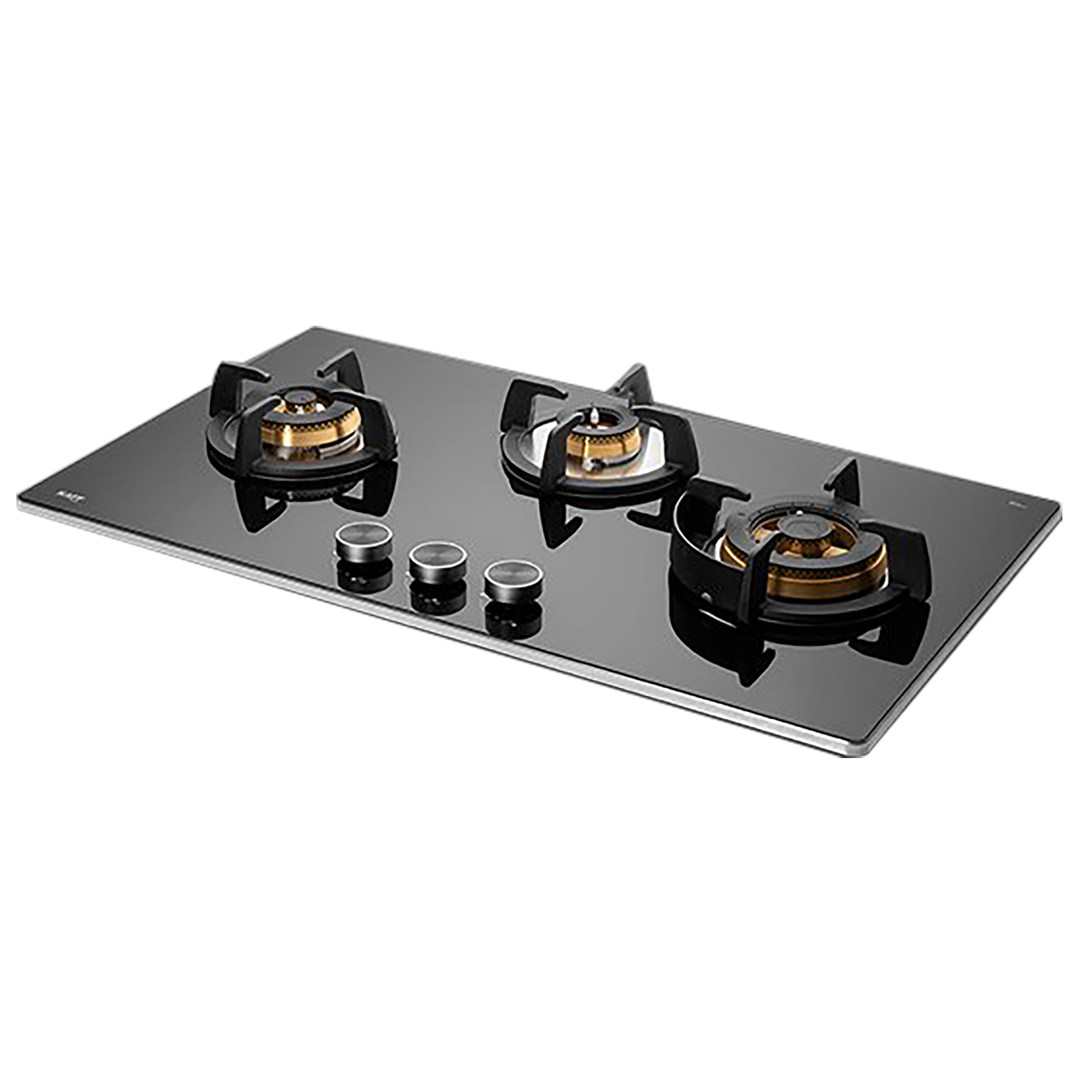 KAFF 3 Burner Thick Tempered Glass Built-in Gas Hob (Flame Failure Device, BLH-F 783, Black)_1