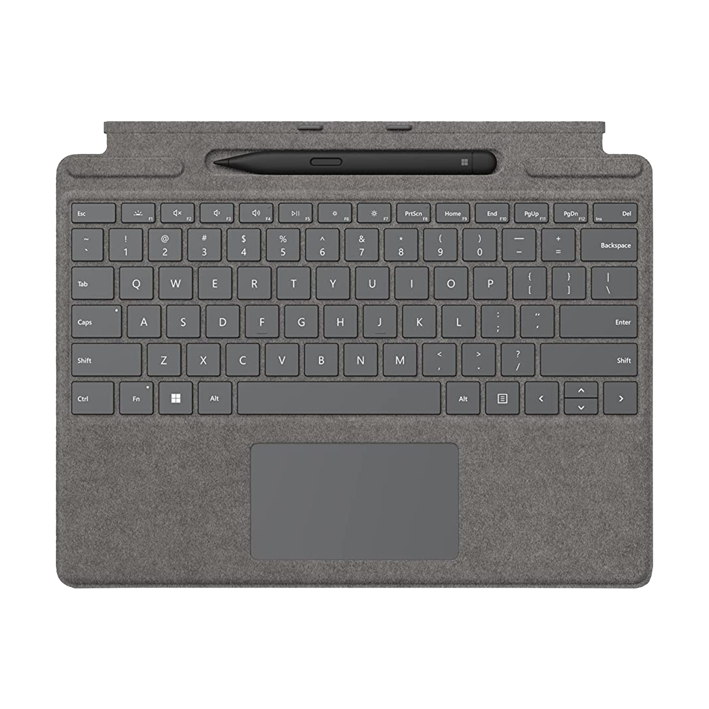 Microsoft Wi-Fi Wireless Keyboard with Touchpad (Backlit Keys, Platinum)