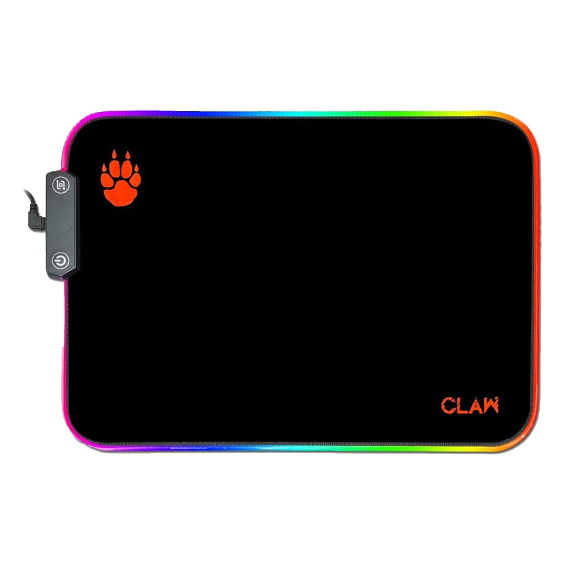 CLAW Slide Gaming Mouse Pad (14 Spectrum RGB Backlight Modes, ST-MP25A-S, Black)