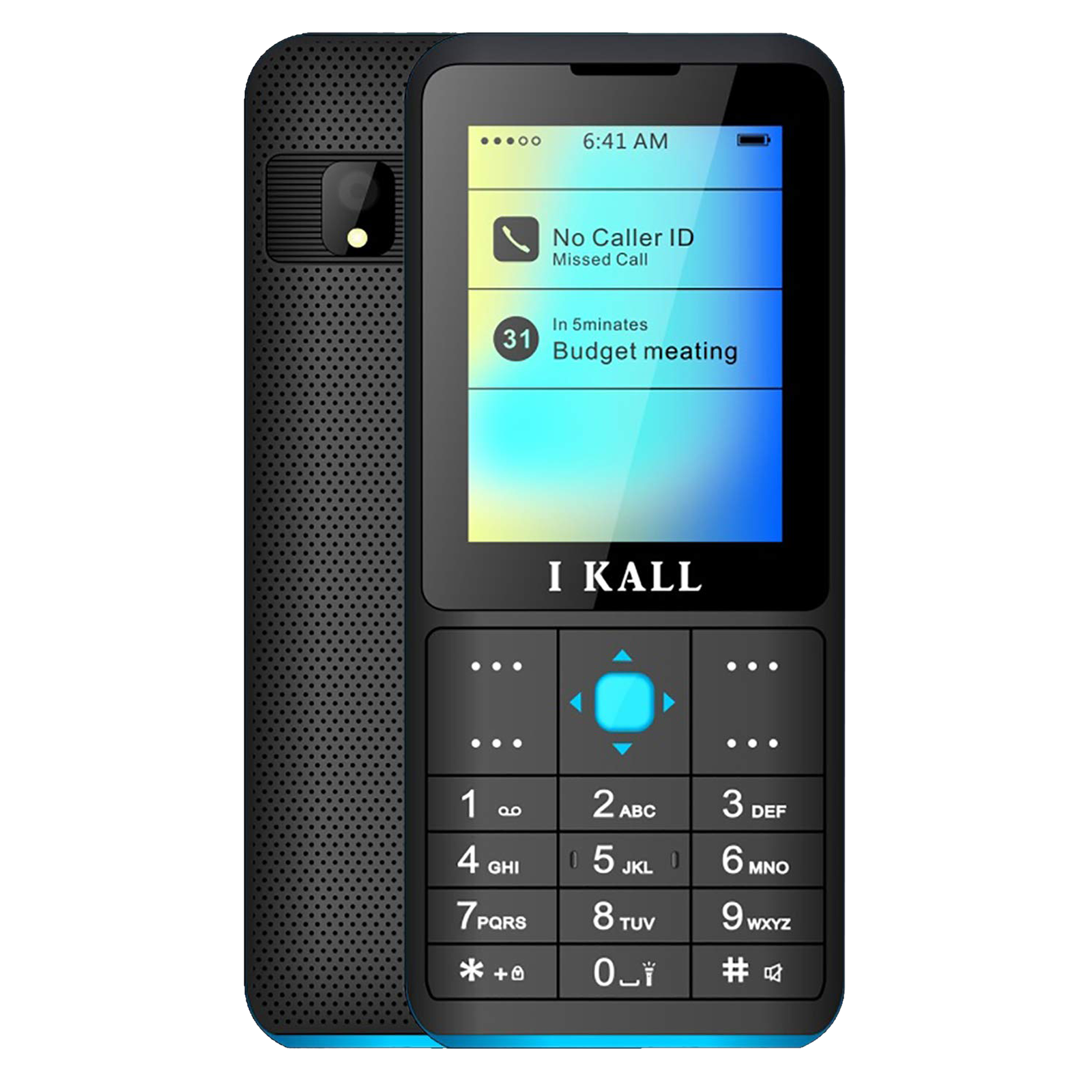 

I KALL K111+ (64MB, Dual SIM, Rear Camera, Blue), No color