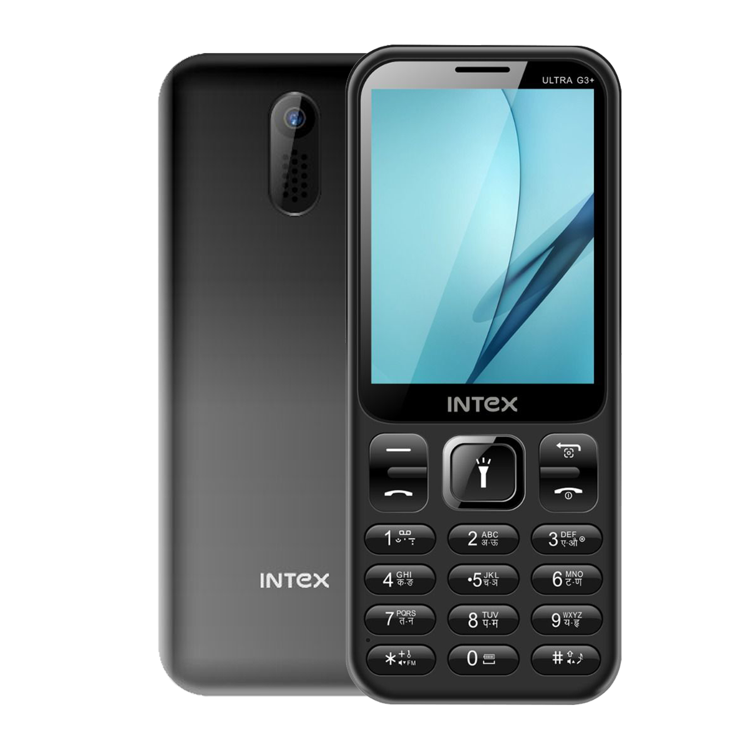 

Intex Ultra G3+ (10MB, Dual SIM, Rear Camera, Grey), No color
