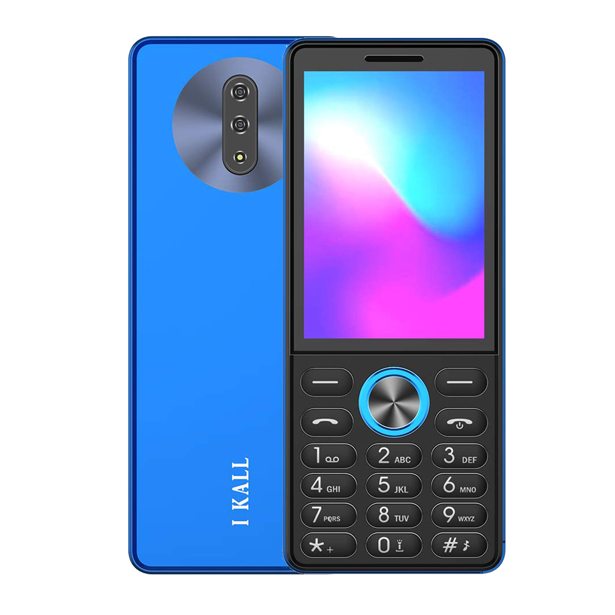 I KALL K6300 (64MB, Dual SIM, Rear Camera, Blue)_1