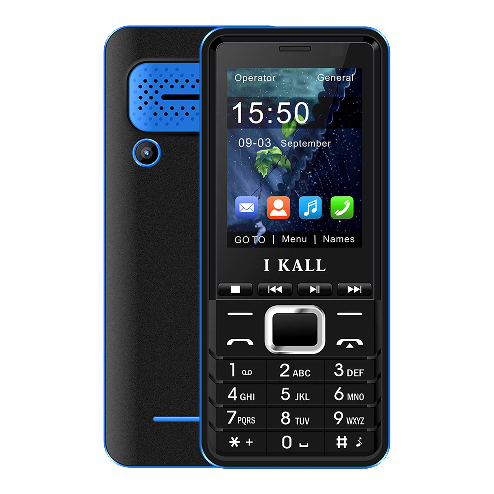I KALL K33 (64MB, Dual SIM, Rear Camera, Blue)_1
