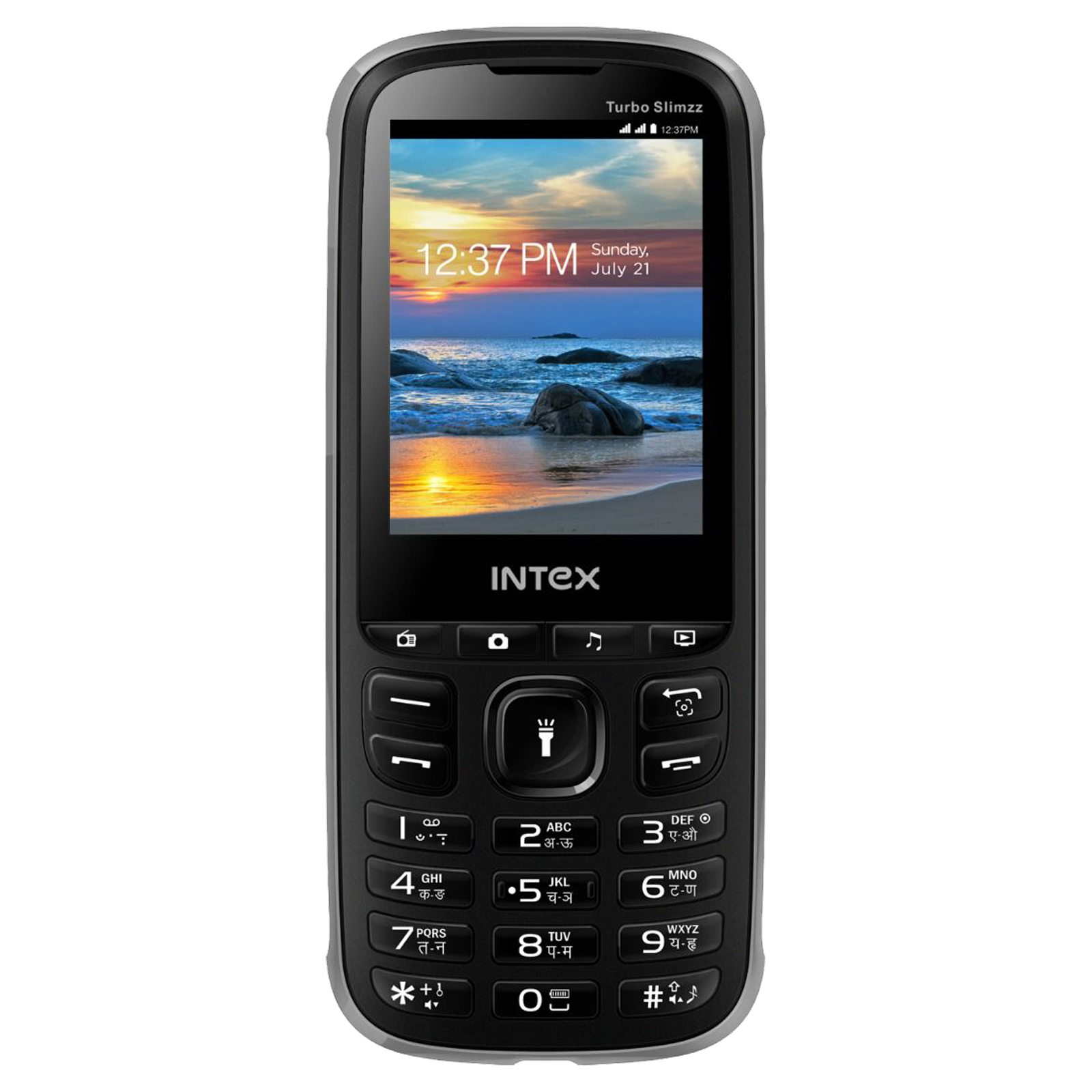 

Intex Turbo Slimzz (50MB, Dual SIM, Rear Camera, Black/Grey), No color
