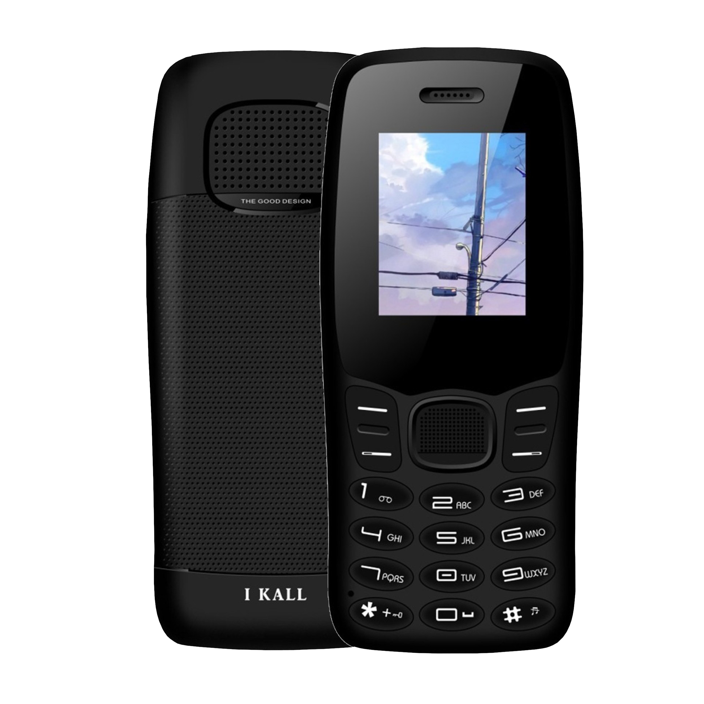 I KALL K43 (64MB, Dual SIM, Bluetooth Supported, Black/Blue)_1
