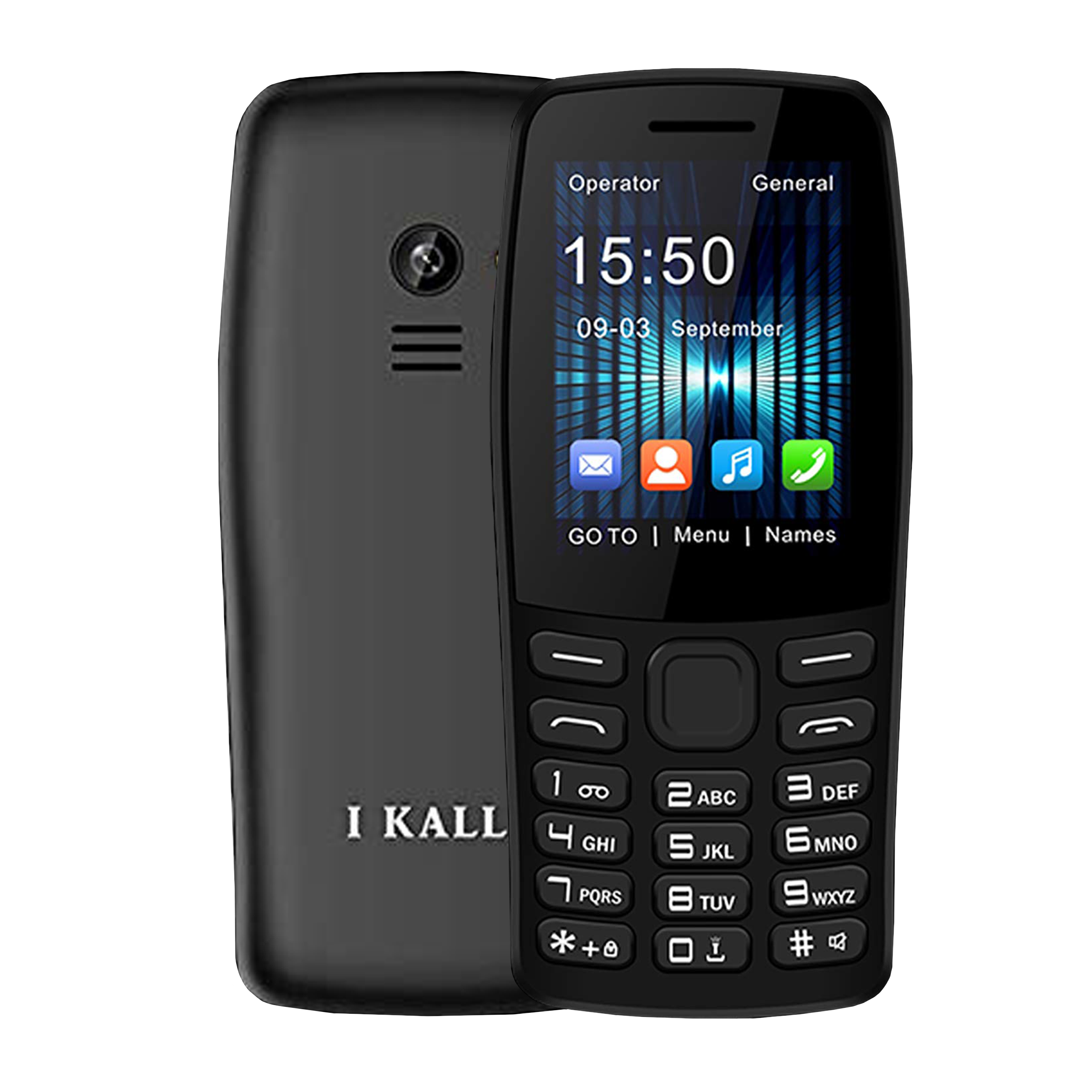 

I KALL K30 (64MB, Dual SIM, Rear Camera, Black), No color
