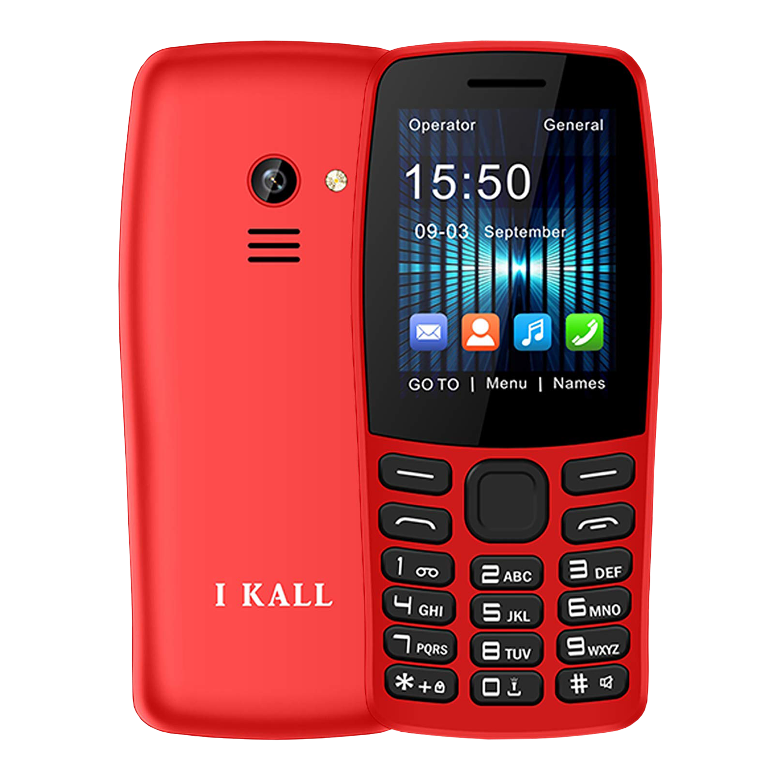 

I KALL K30 (64MB, Dual SIM, Rear Camera, Red)