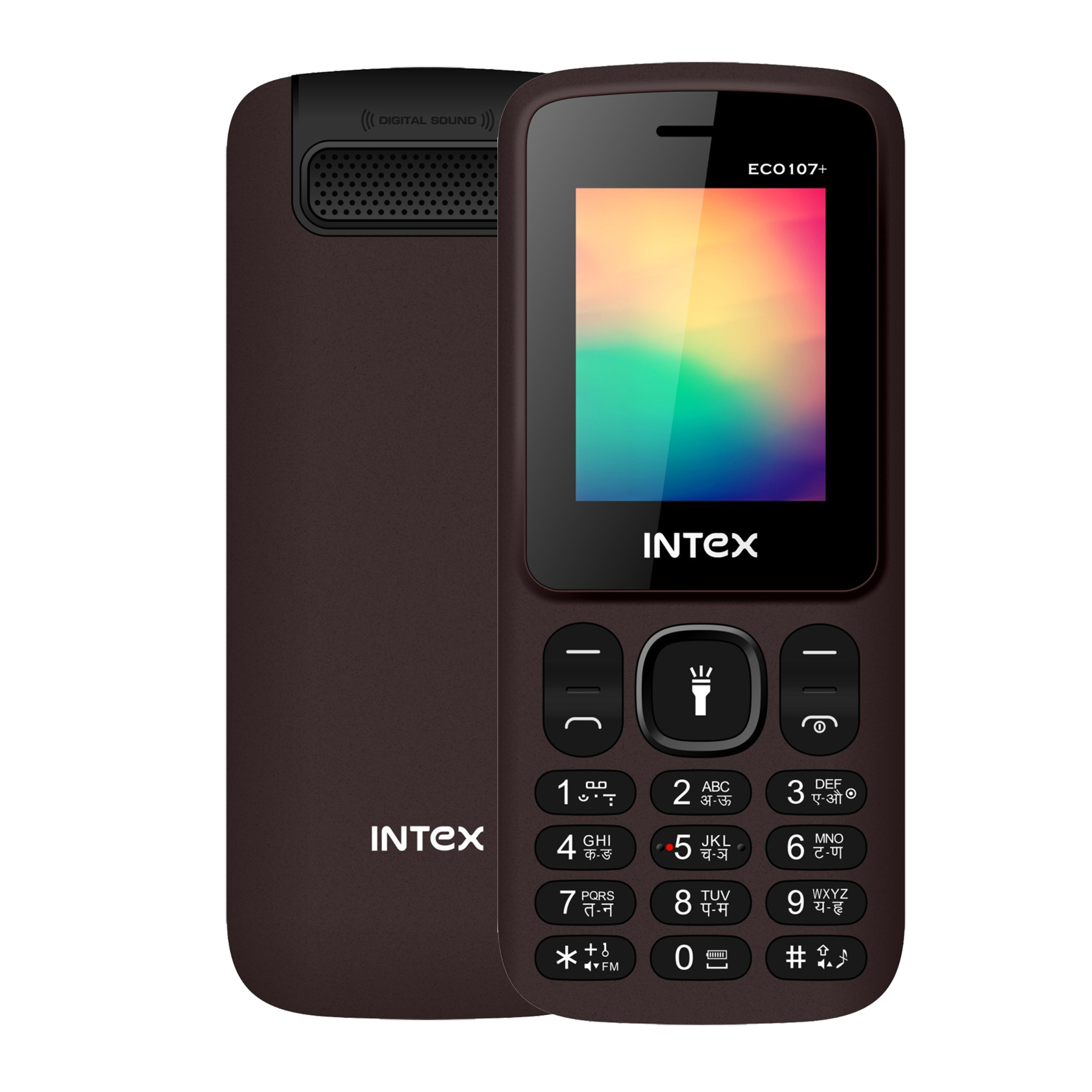 

Intex Eco 107+ (10MB, Dual SIM, FM Radio, Coffee), No color