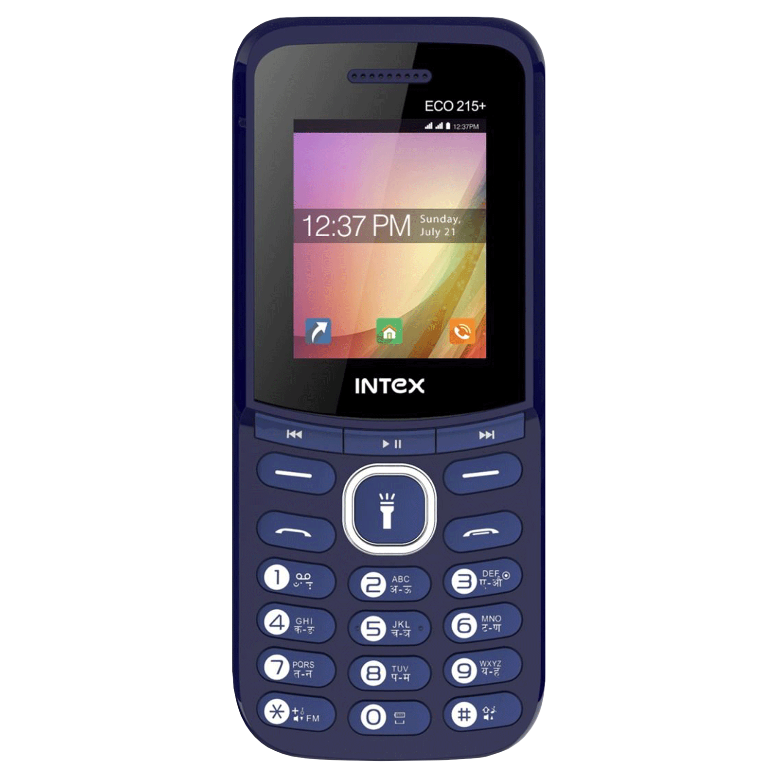 

Intex Eco 215 Plus (32MB, Dual SIM, Rear Camera, Blue/Black), No color