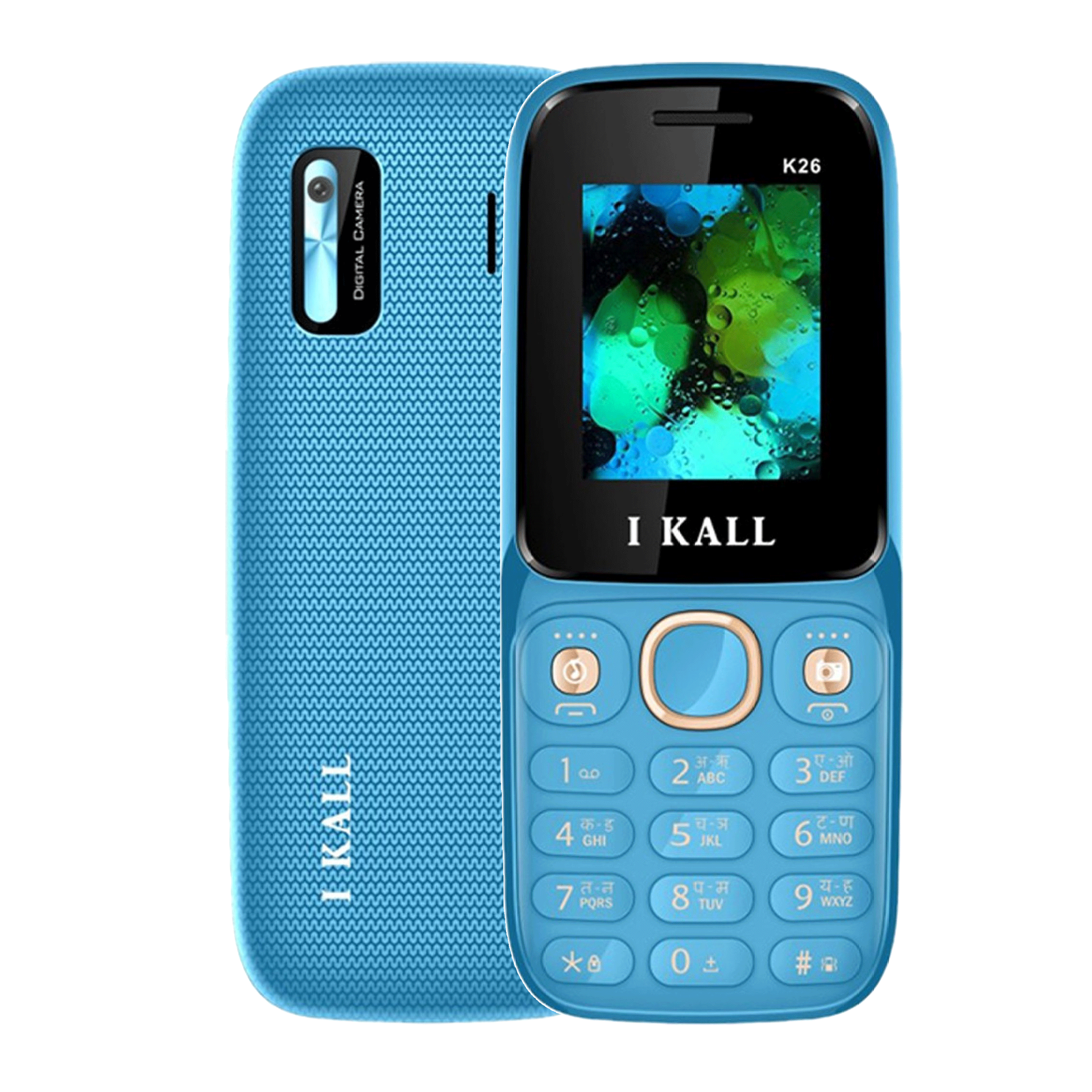 I KALL K26 (32MB, Dual SIM, Rear Camera, Blue)_1