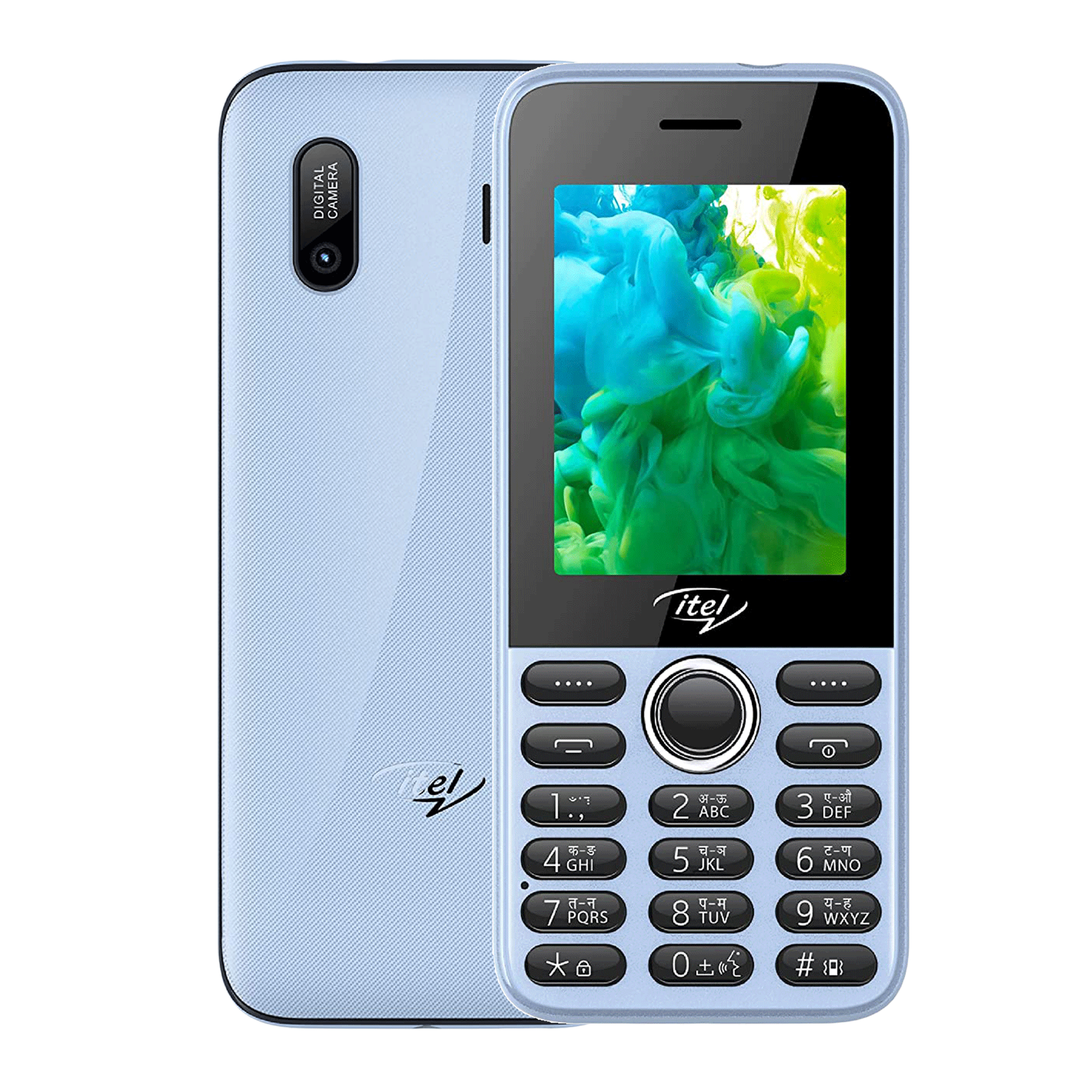 

Itel Power 400 (4MB, Dual SIM, Rear Camera, Light Blue), No color
