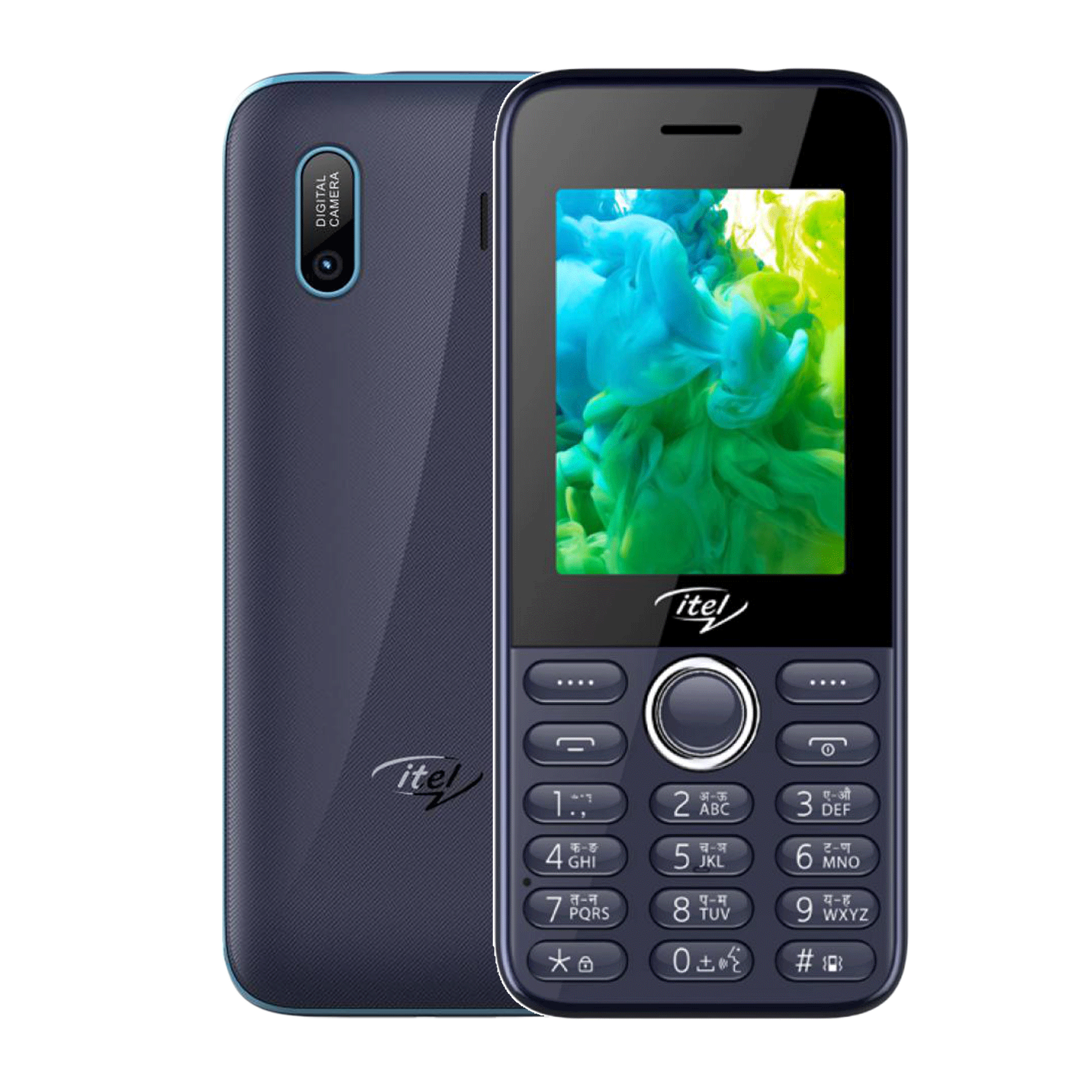 

Itel Power 400 (4MB, Dual SIM, Rear Camera, Deep Blue), No color