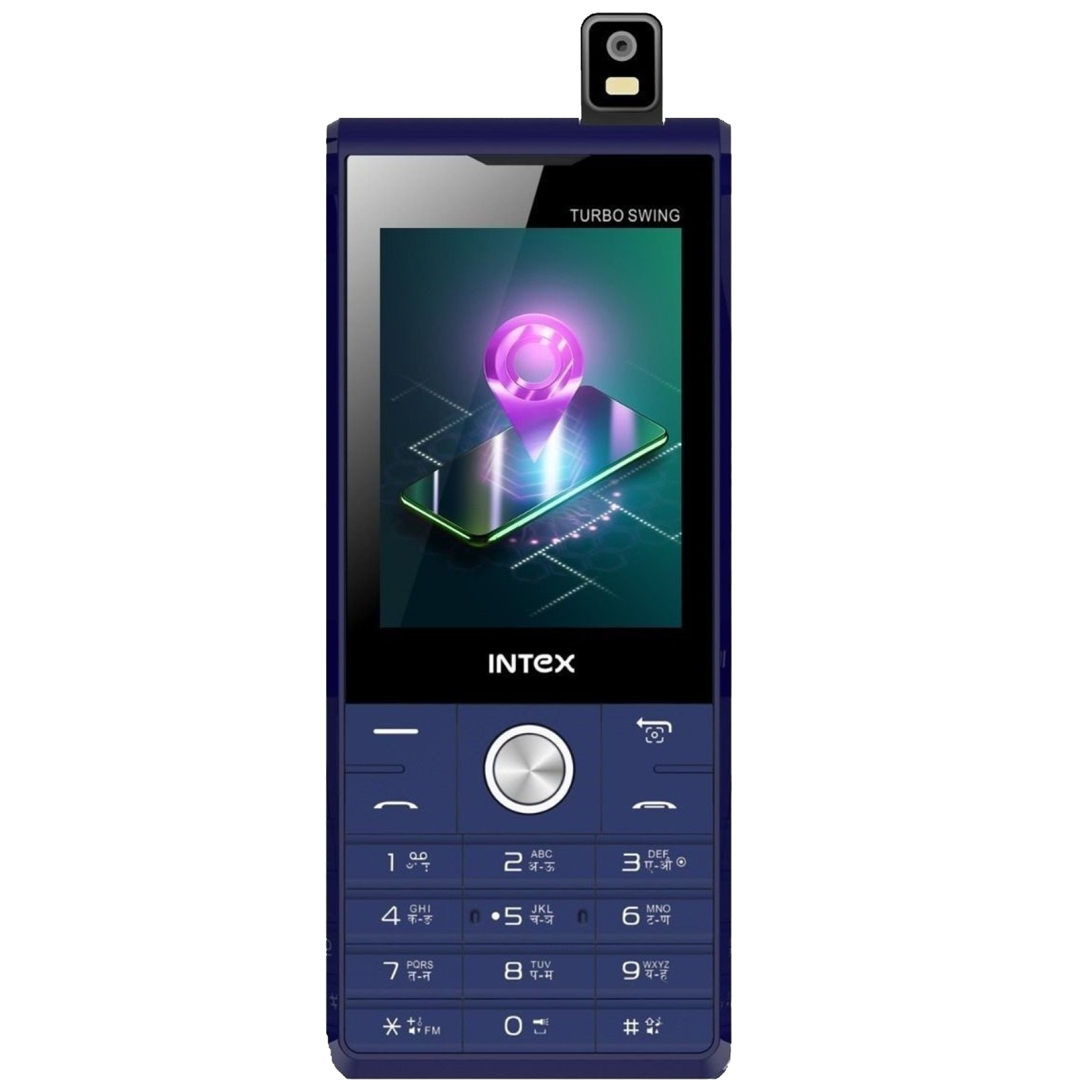 

Intex Turbo Swing (32MB, Dual SIM, Rear Camera, Blue), No color