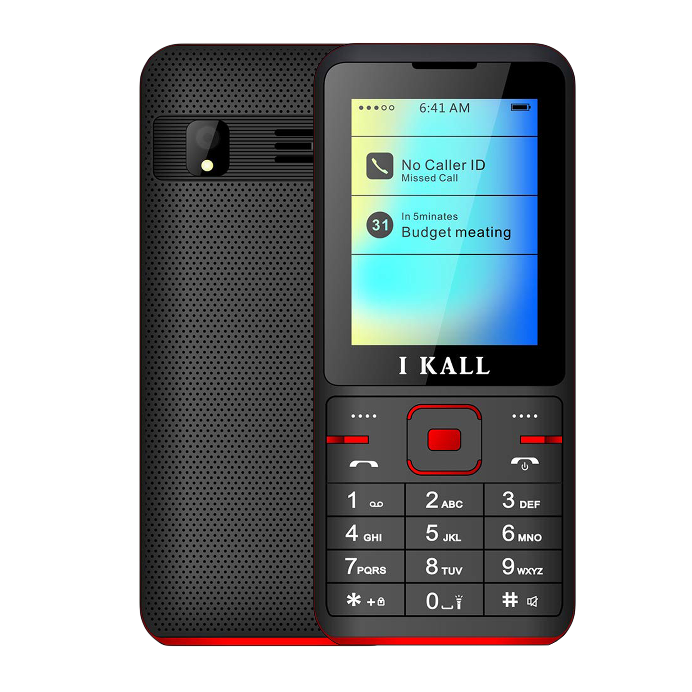 

I KALL K37 (64MB, Dual SIM, Rear Camera, Red), No color