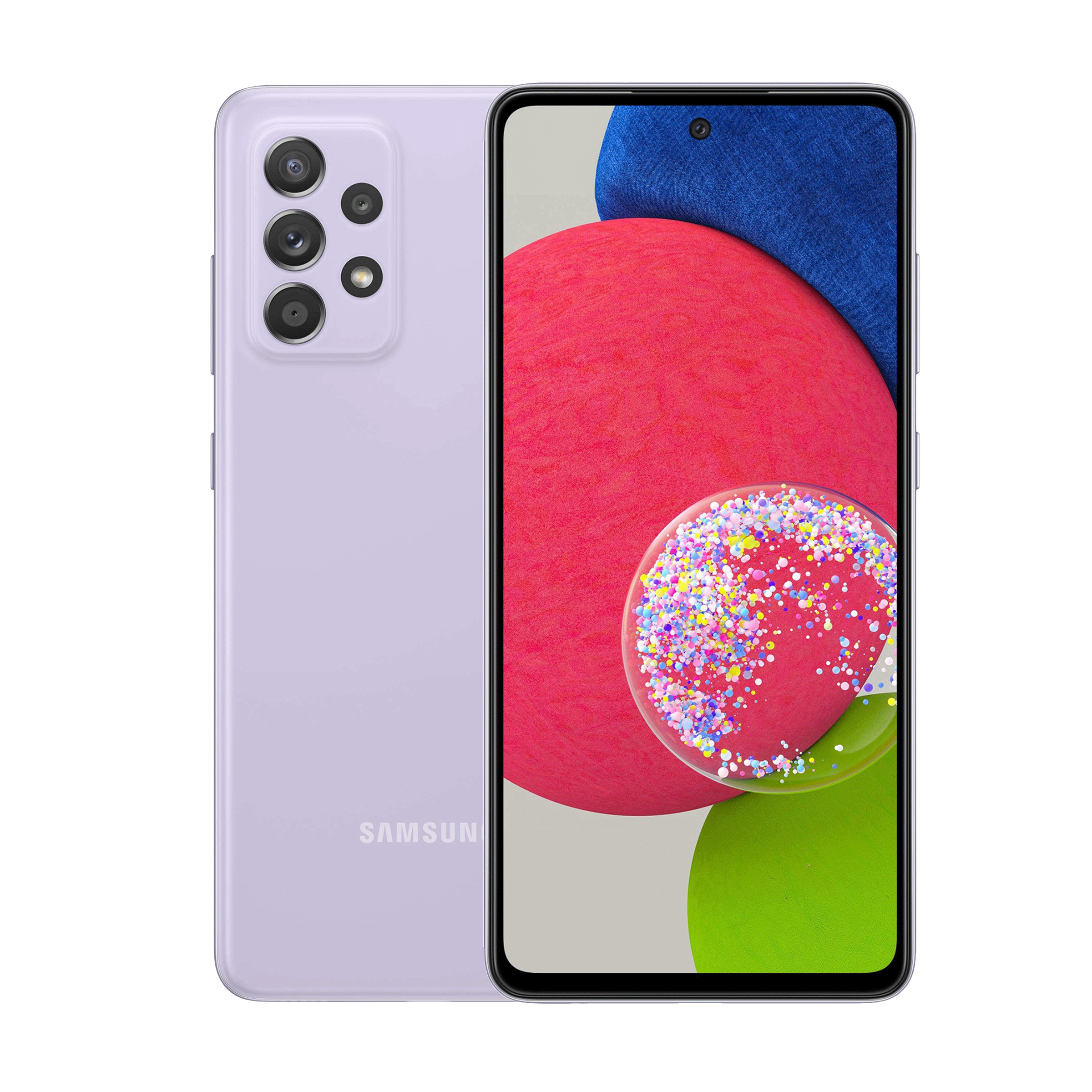 

SAMSUNG Galaxy A52s 5G (8GB RAM, 128GB, Light Violet), No color