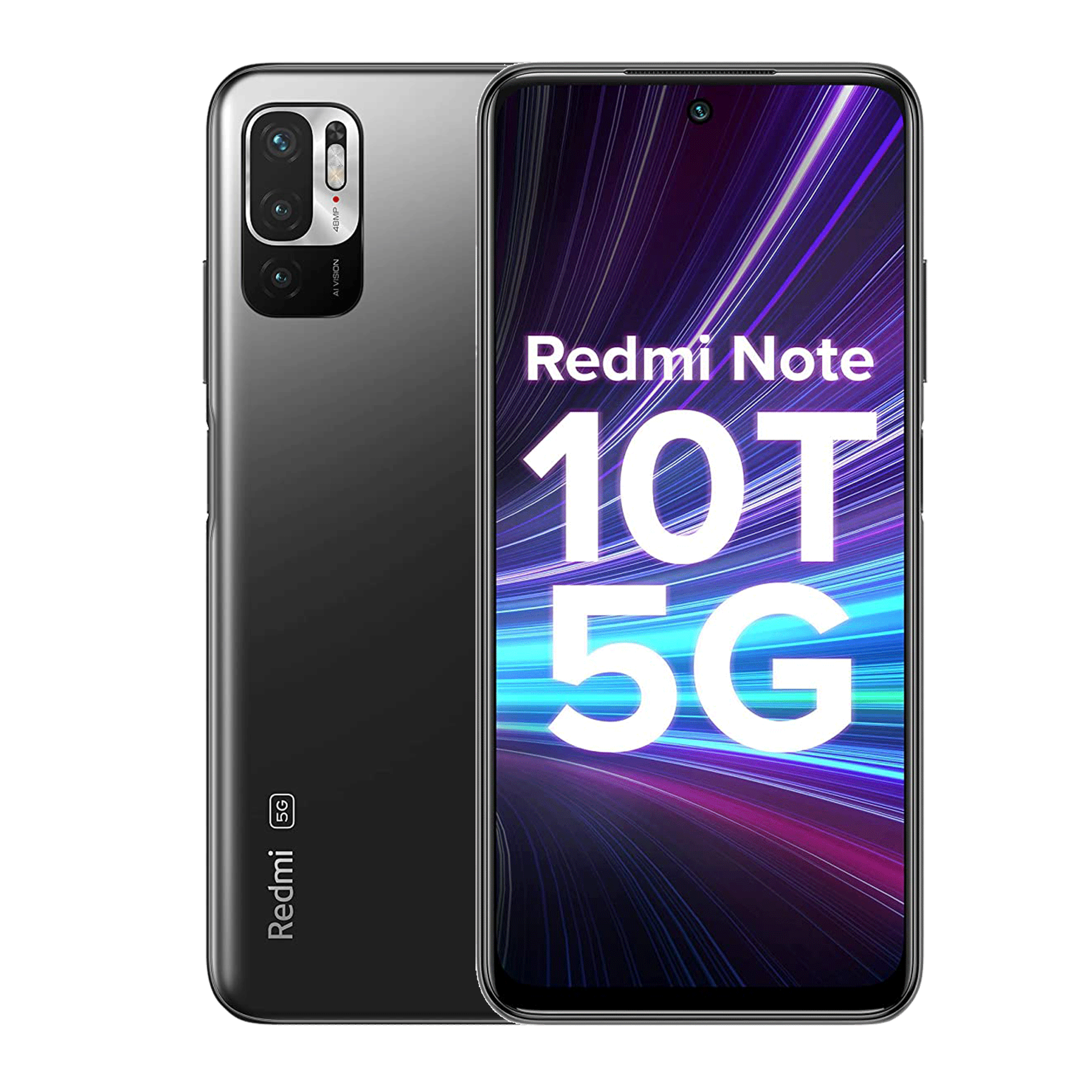 

Redmi Note 10T 5G (4GB RAM, 64GB, Graphite Black), No color