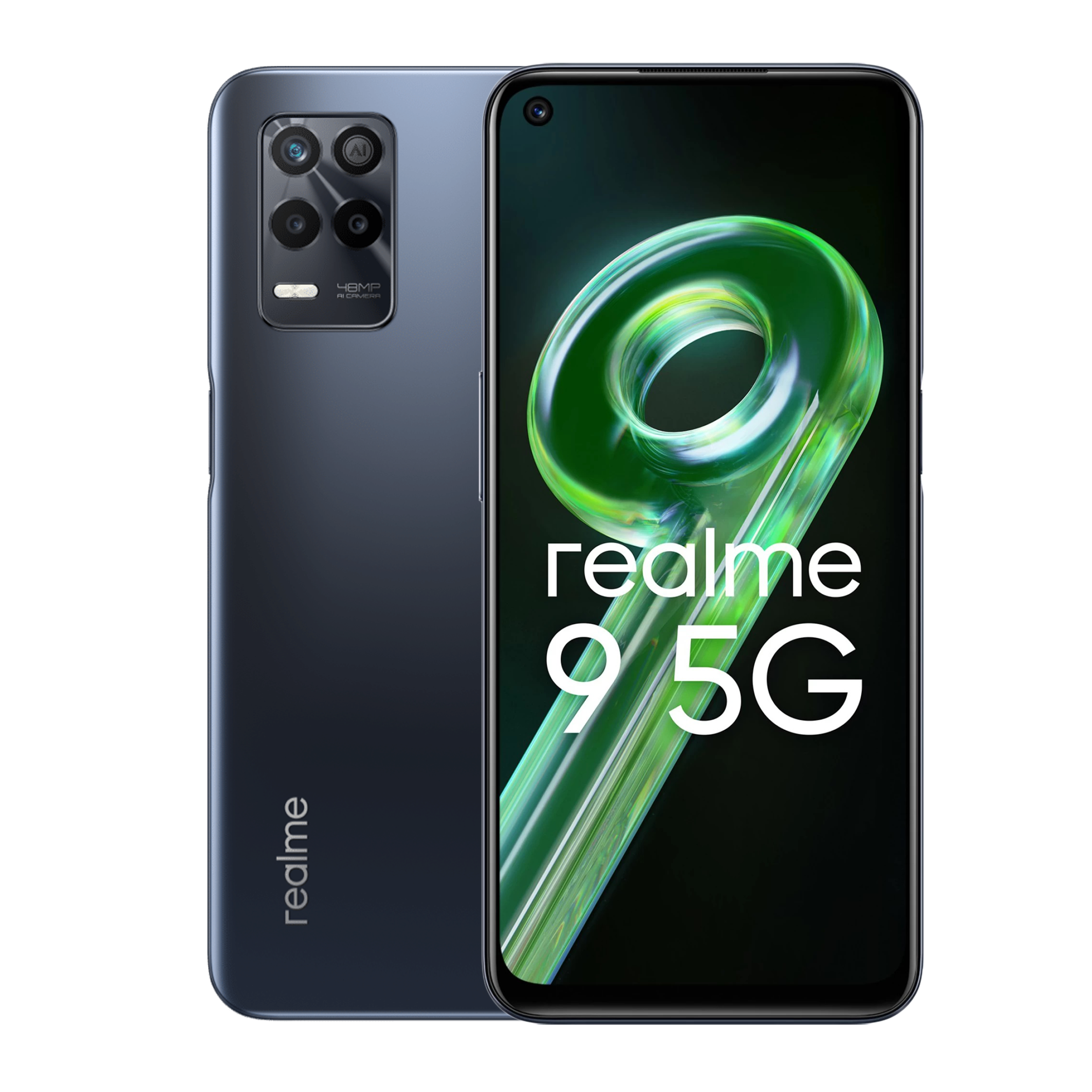 

realme 9 5G (6GB RAM, 128GB, Meteor Black), No color