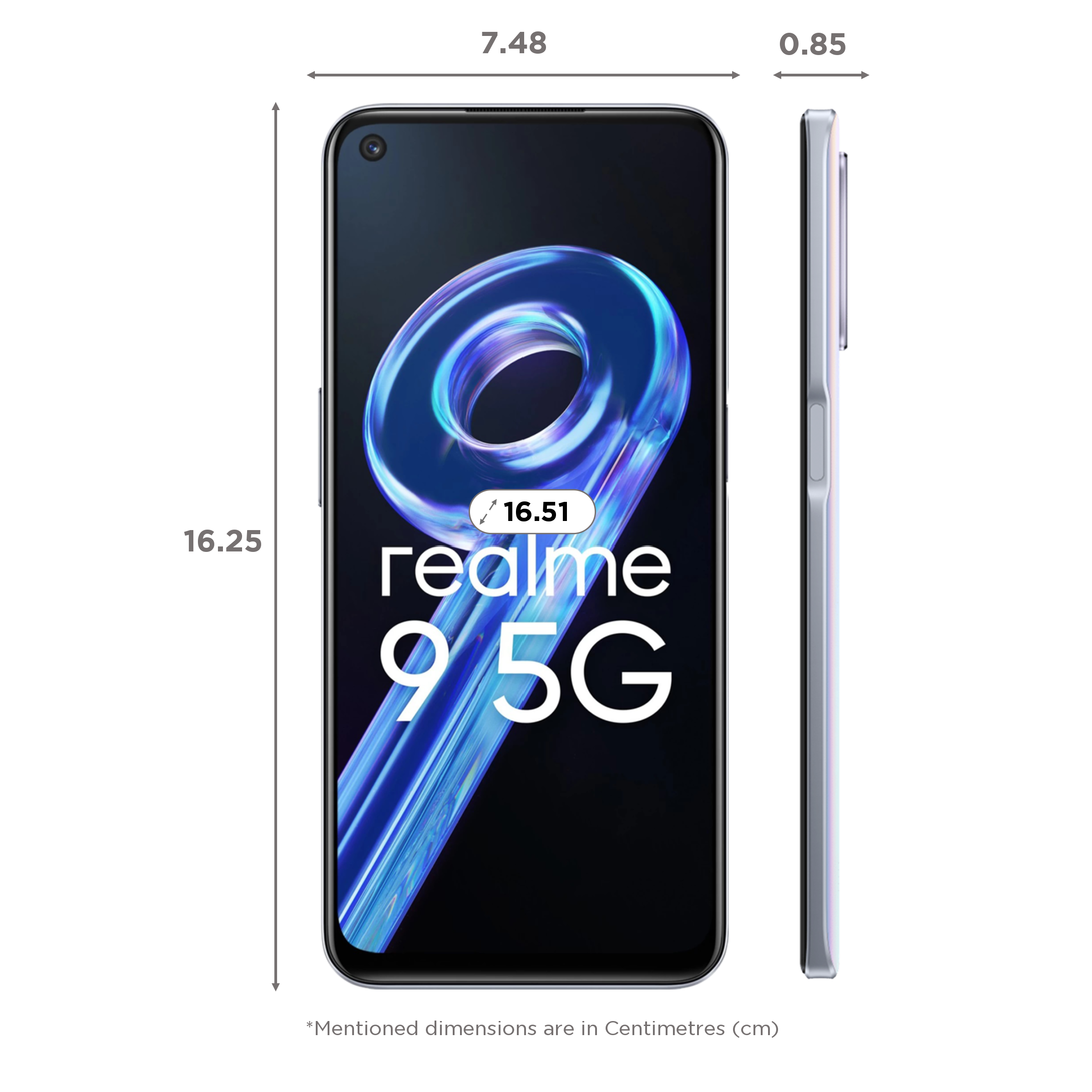 realme 9 5g stargaze white 4gb 64gb