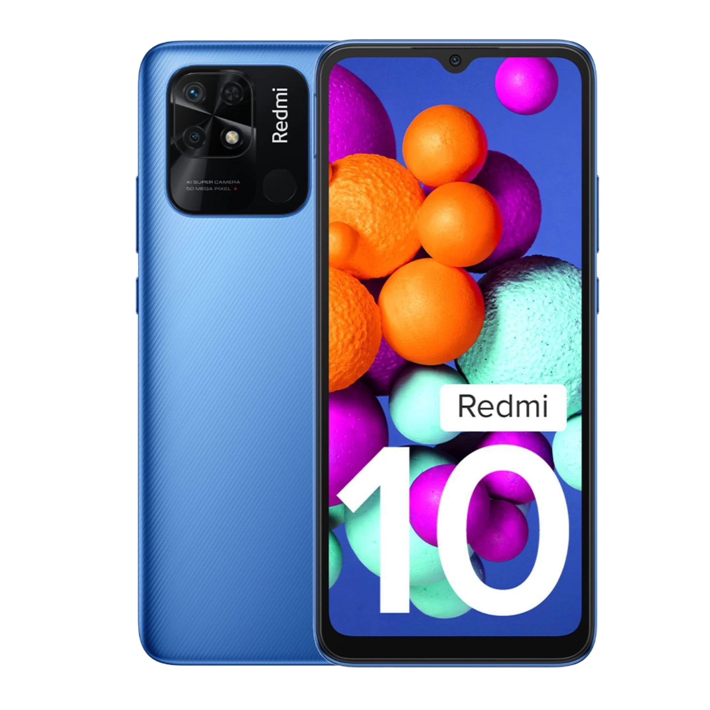 

Redmi 10 (8GB RAM, 128GB, Pacific Blue), No color