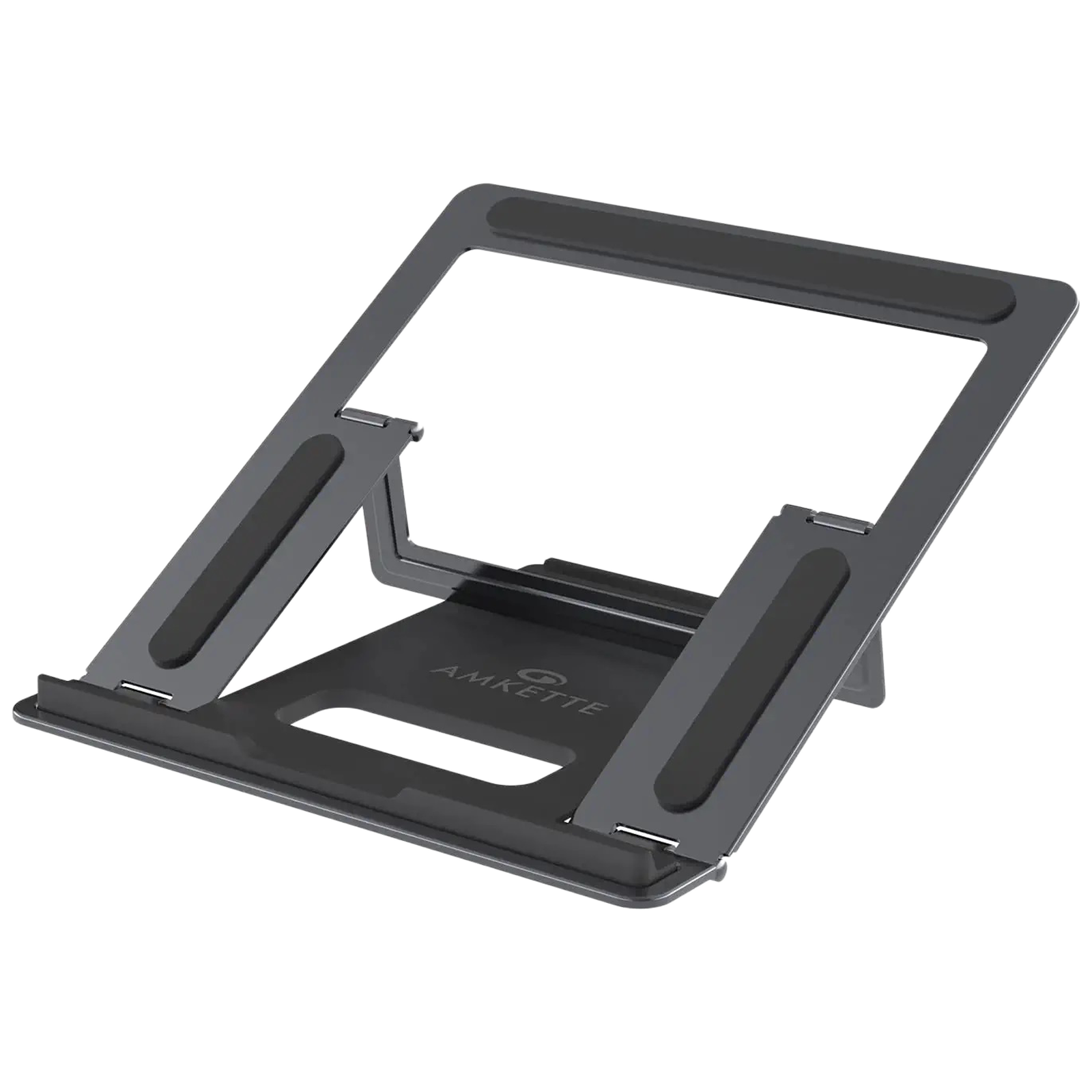 Amkette Ergo Luxe Laptop Stand (4 Level Adjustment, Space Grey)