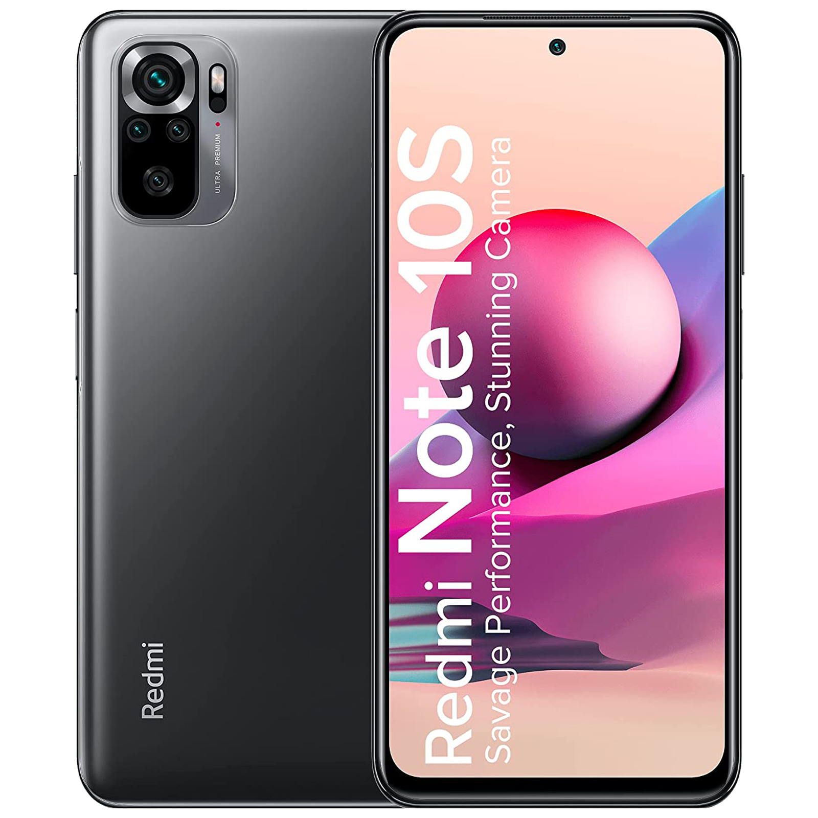 

Redmi Note 10S (8GB RAM, 128GB, Shadow Black), No color