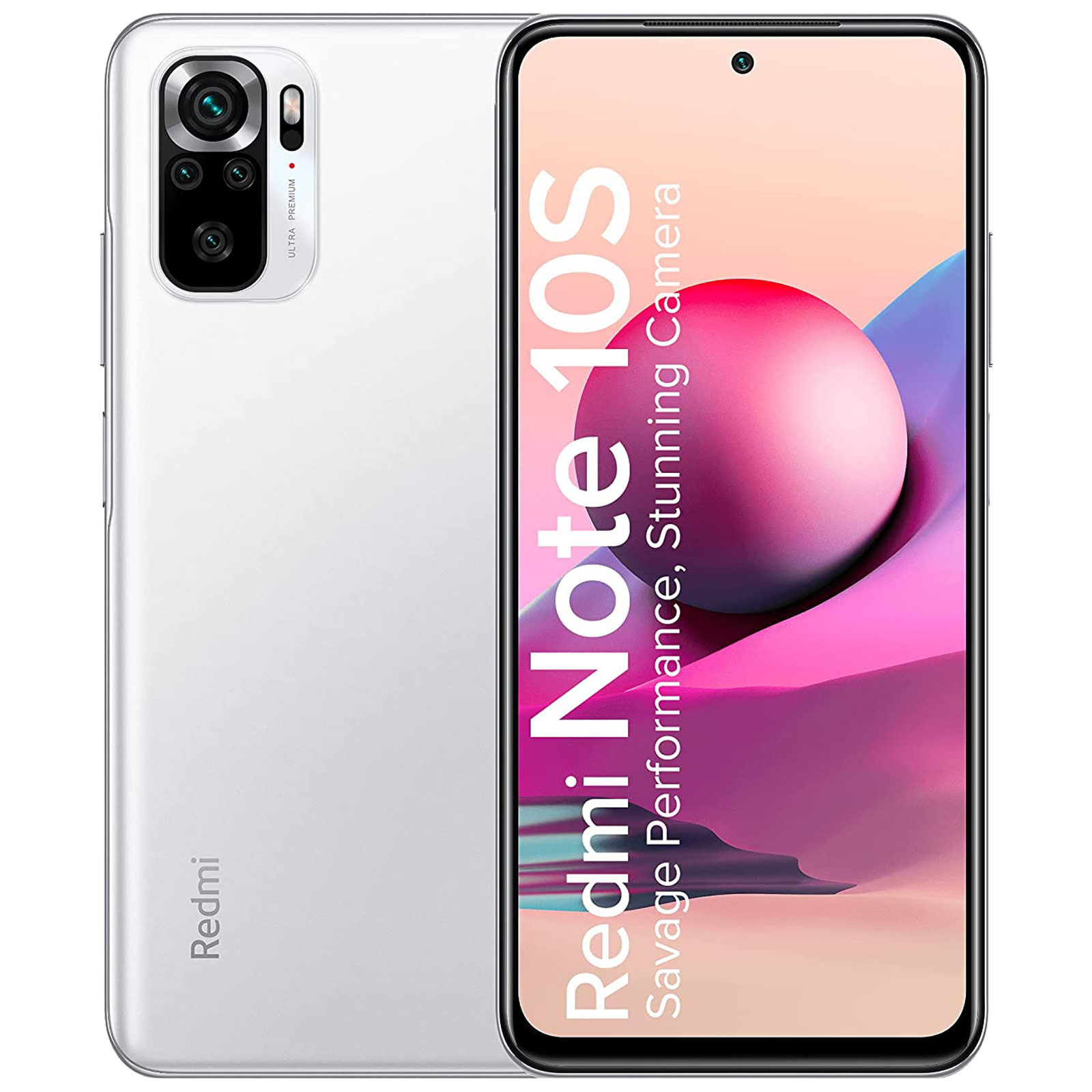 

Redmi Note 10S (8GB RAM, 128GB, Frost White), No color