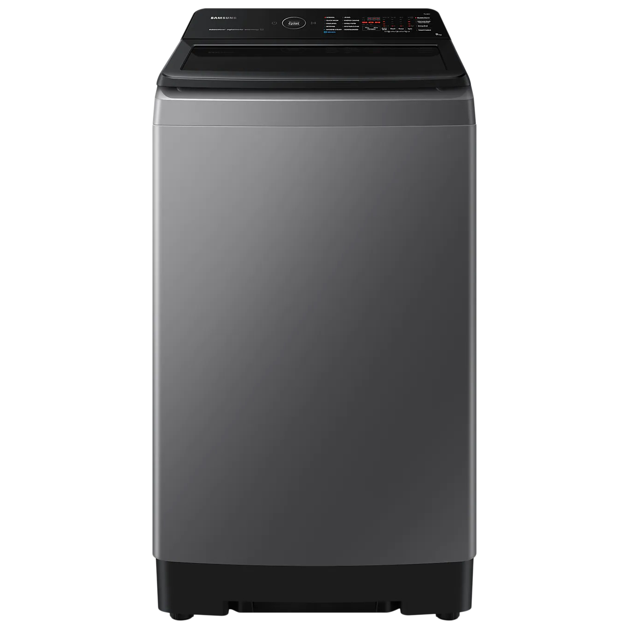 SAMSUNG 9 kg 5 Star Fully Automatic Top Load Washing Machine (WA90BG4582BDTL, In-built Heater, Dark Gray)