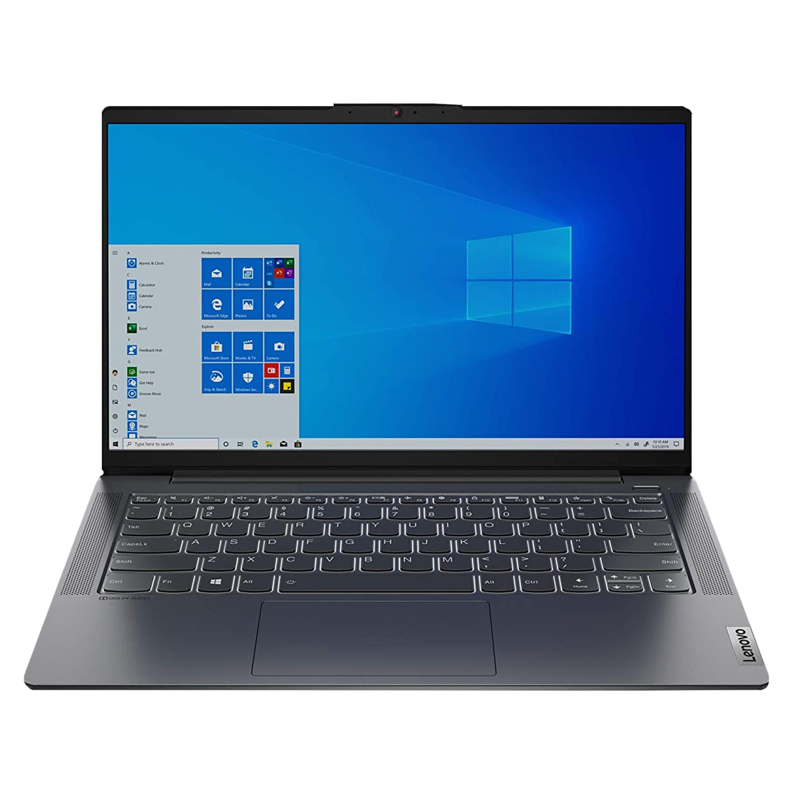 

Lenovo Slim 5 Intel Core i5 11th Gen (14 inch, 16GB, 512GB, Windows 10, MS Office 2019, Intel Iris Xe Graphics, FHD IPS Display, Platinum Grey, 82L300A9IN), No color