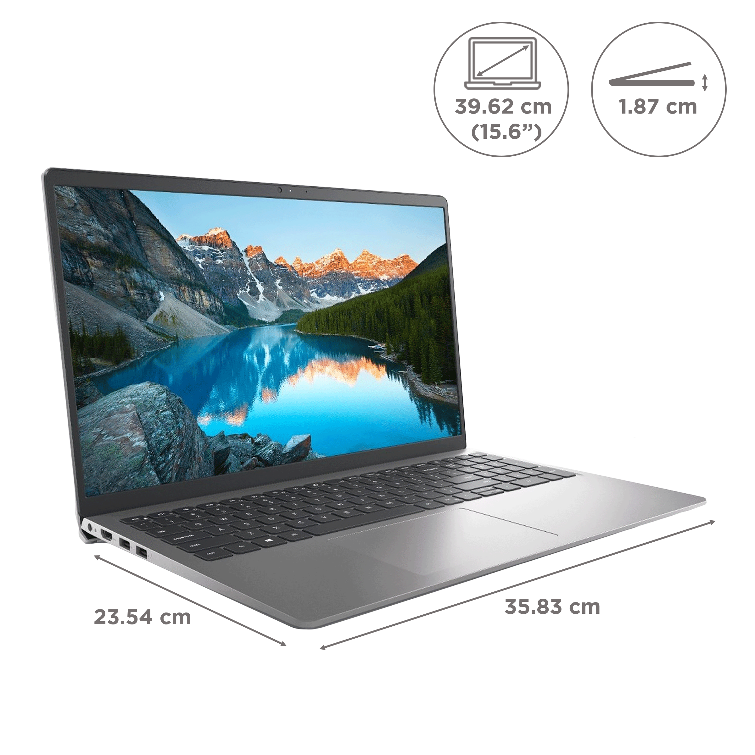Dell Inspiron 3511 Intel Core i5 11th Gen (15.6 inch, 8GB, 1TB and 256GB, Windows 11, MS Office 2021, NVIDIA GeForce MX350 Graphics, FHD IPS Display, Platinum Silver, D560674WIN9S)_2