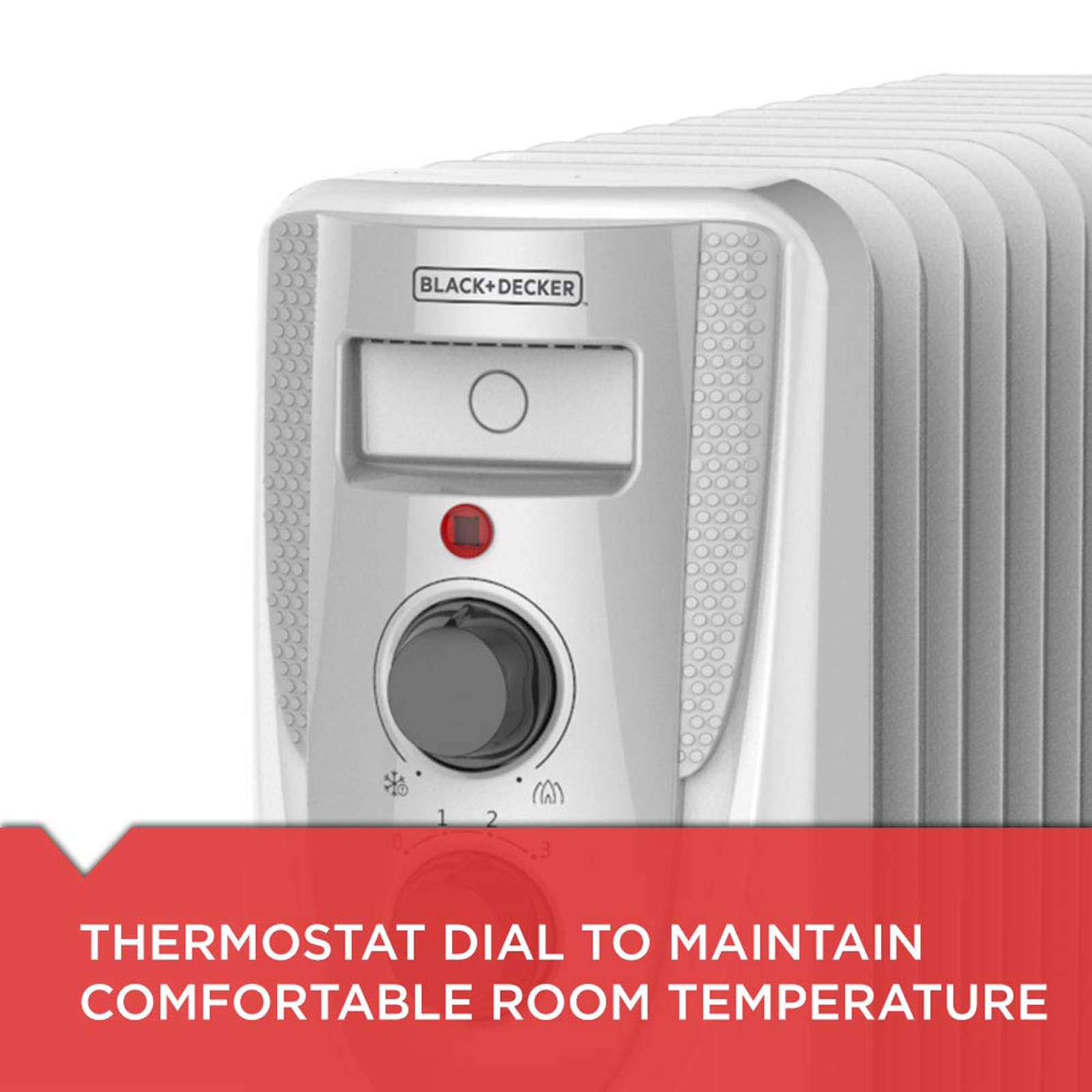 Black+Decker 2500 Watts Oil Filled Room Heater (Adjustable Thermostat, BXRA0901IN, White)_4