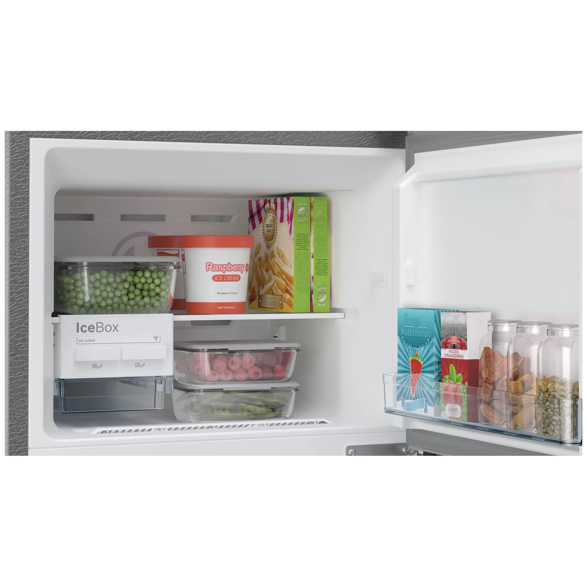 Bosch Series 4 290 Litres 3 Star Frost Free Double Door Convertible Refrigerator with Temperature Display (CTC29S03NI, Shiney Silver)_3