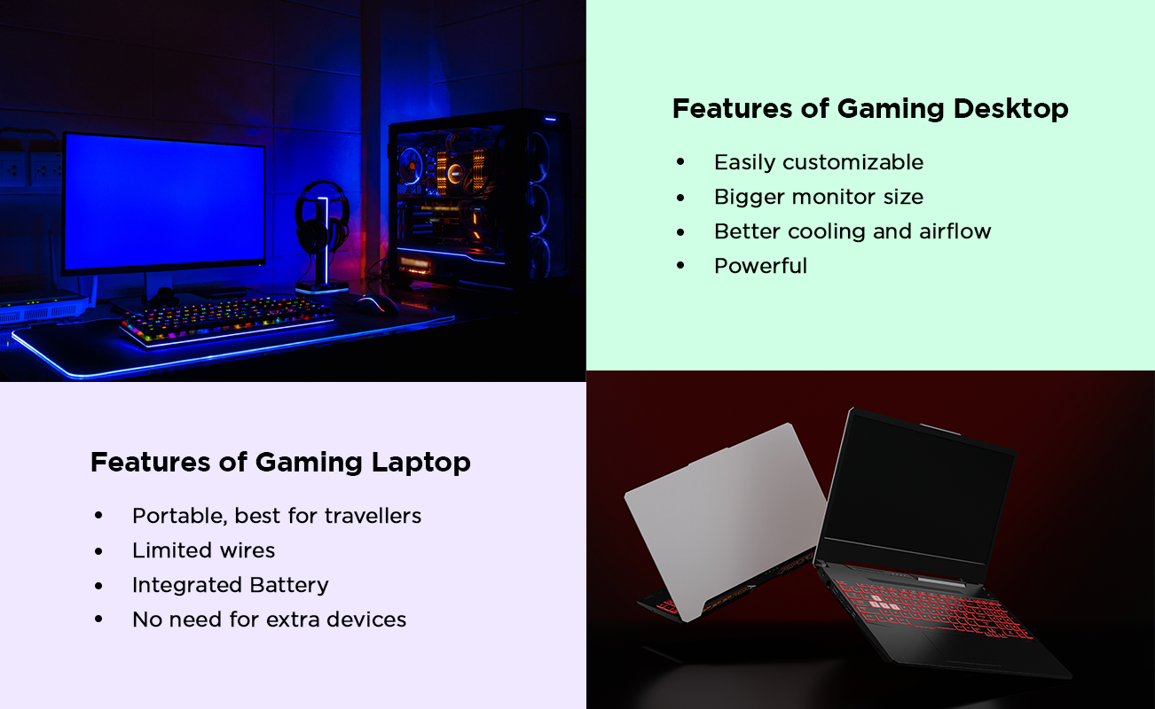  Gaming Laptops v Gaming PC 