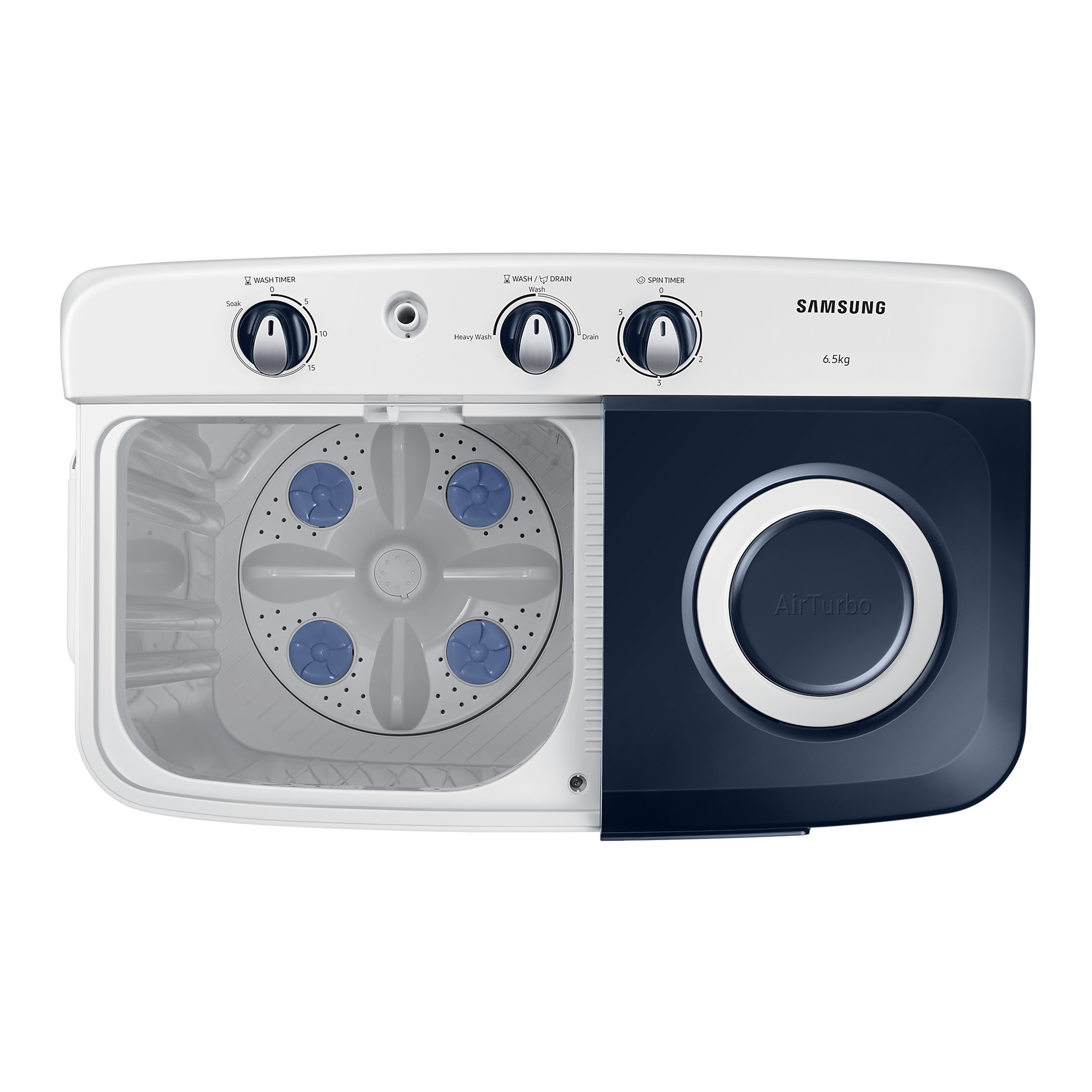 samsung 6.5 kg semi washing machine