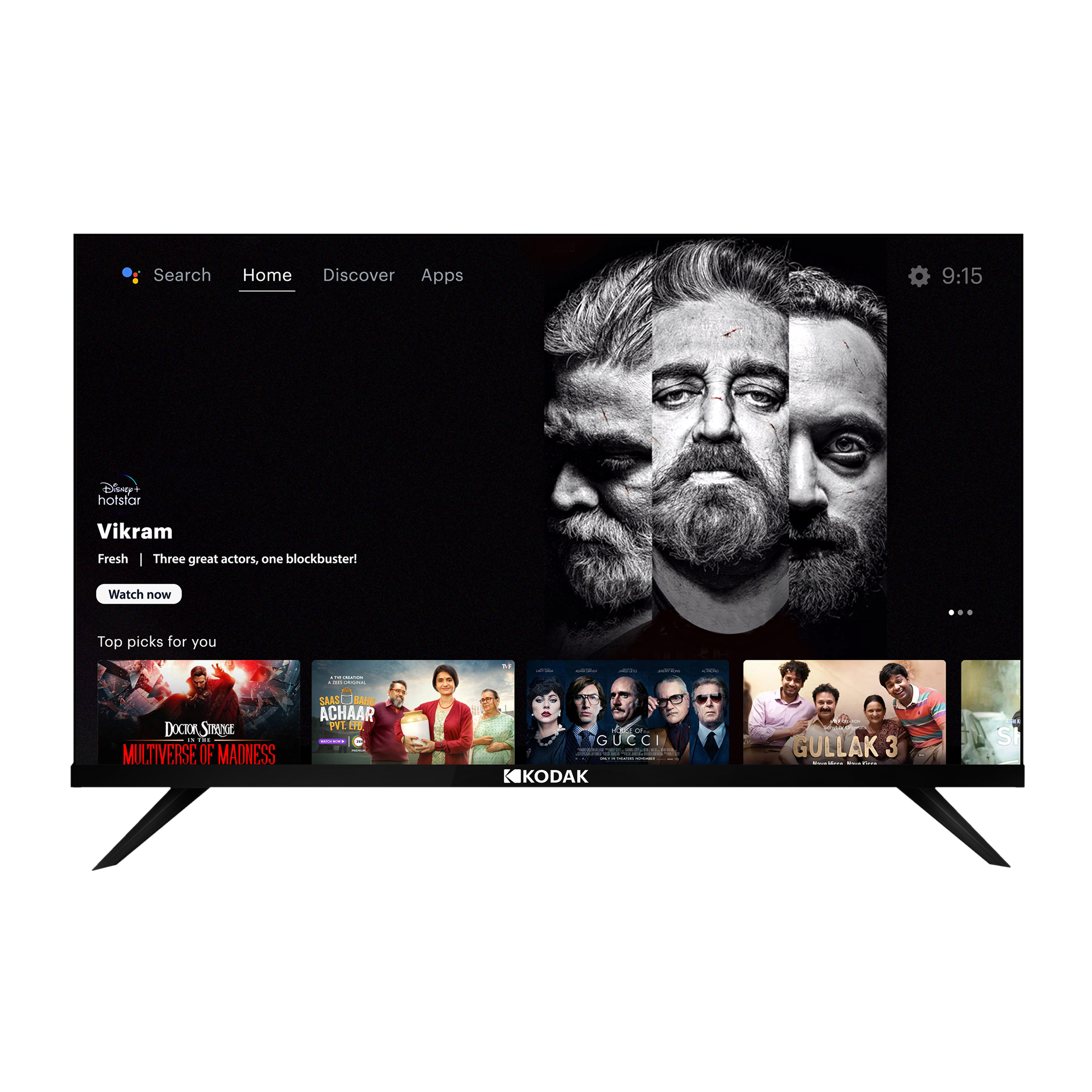 Kodak 7XPRO Series 139 cm (55 inch) 4K Ultra HD LED Android TV with Google Assistant (2021 model)_1