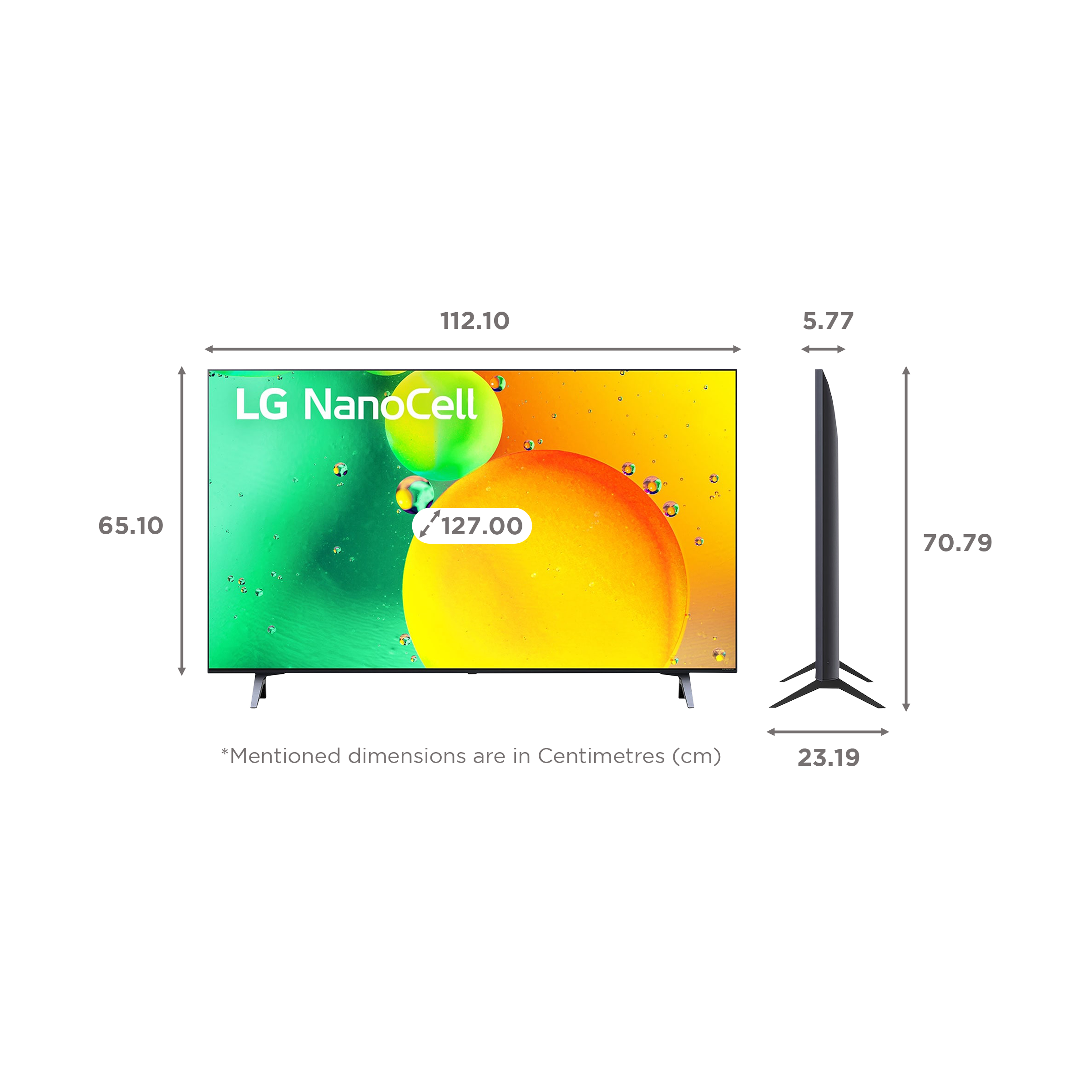 LG NanoCell 127cm (50 Inch) 4K Ultra HD Smart TV (AI Sound Pro, 50NANO75SQA, Black)_2