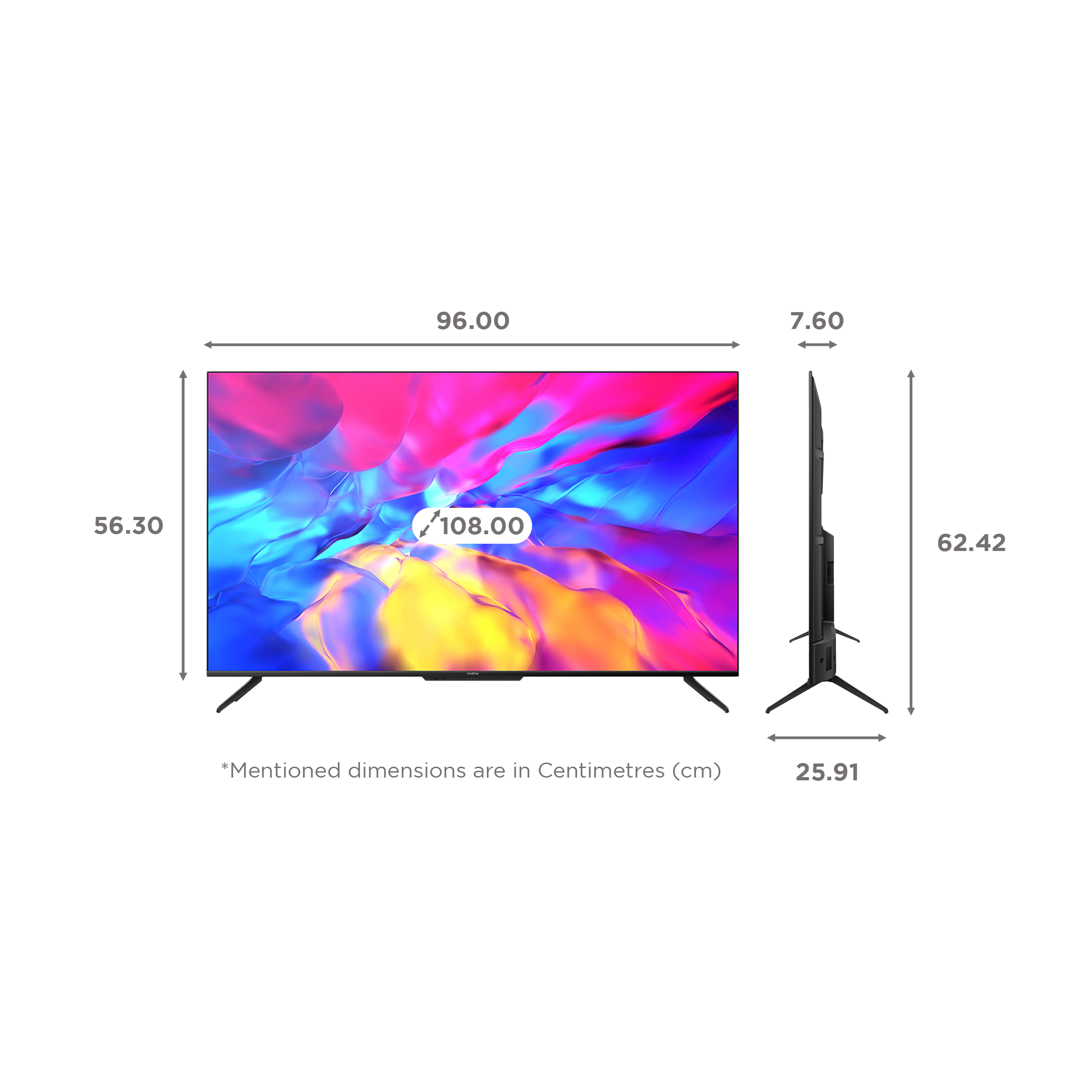 realme 43 4k uhd smart tv rmv2004