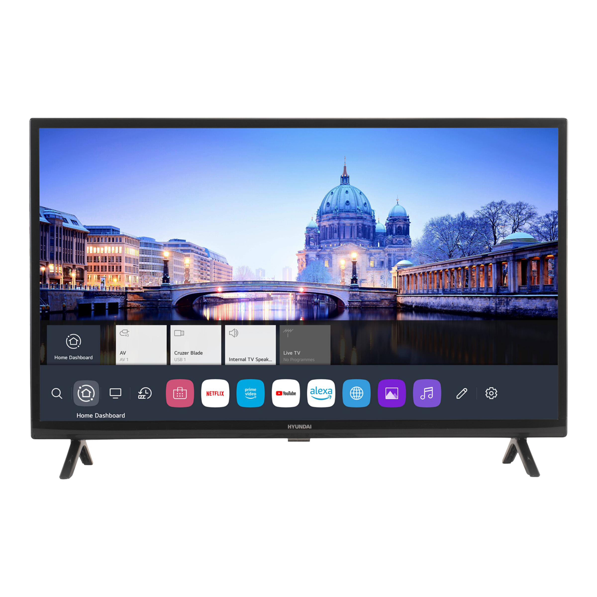

Hyundai 80 cm (32 inch) HD Ready LED Smart WebOS TV with HDR 10+, No color