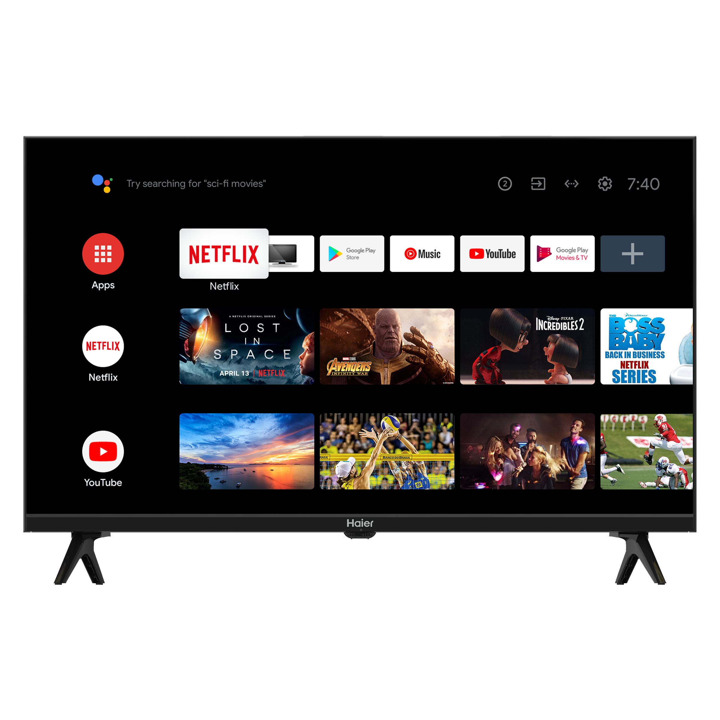 Haier 80 cm (32 inch) HD Ready LED Smart Android TV with Google Assistant_1