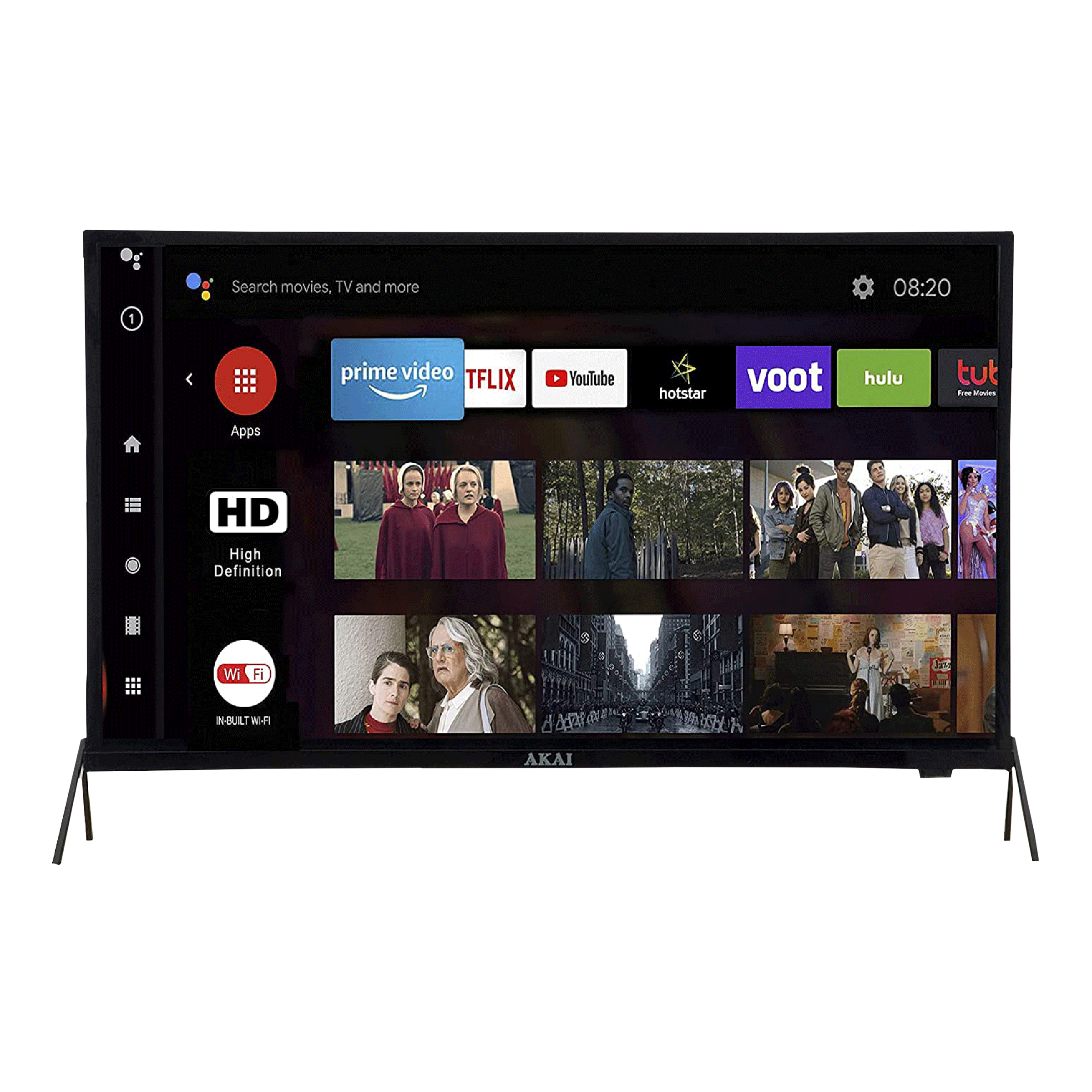 Akai 98 cm (40 inch) HD Ready LED Smart Android TV with A+ Grade Panel (2021 model)_1