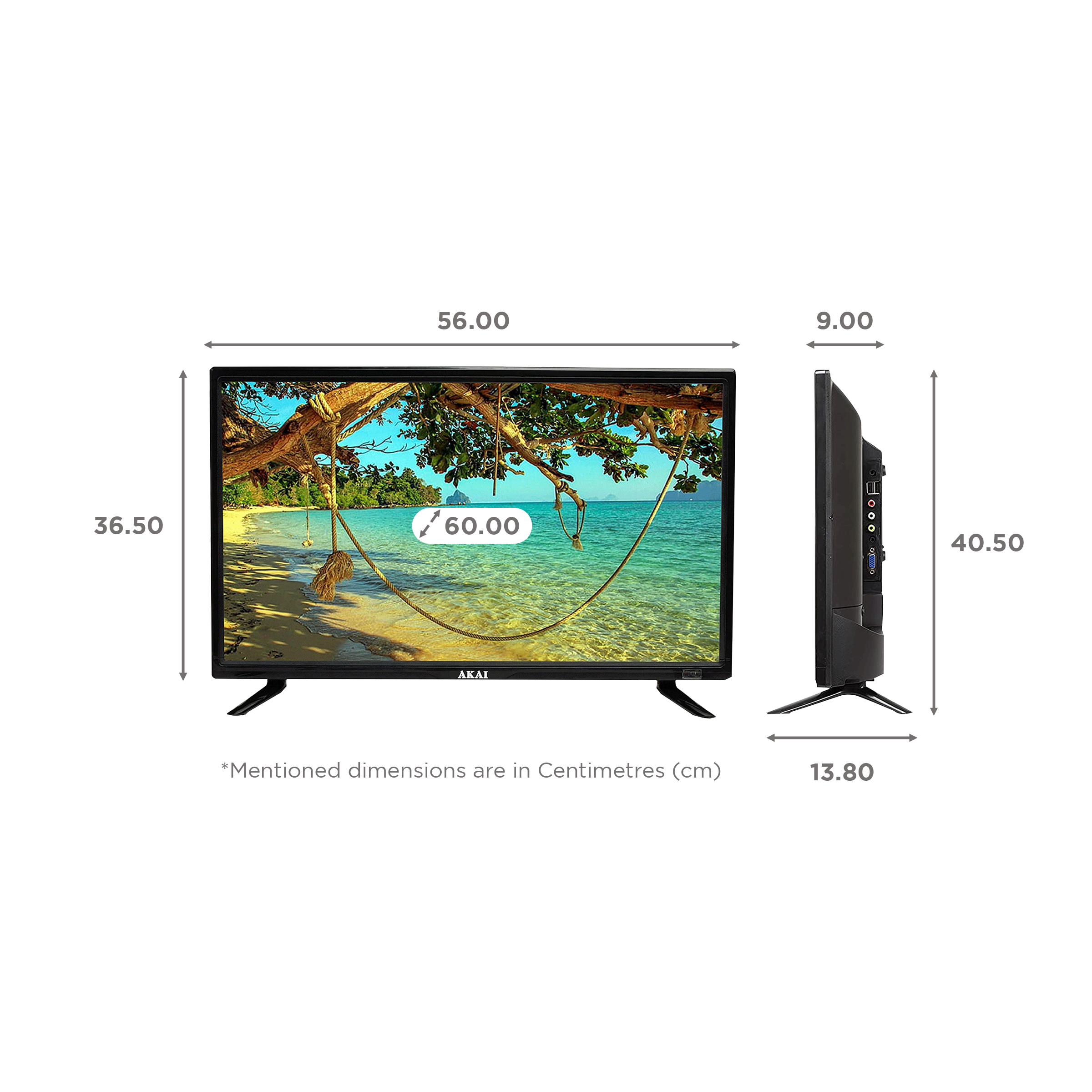 Akai 60 cm (24 inch) HD Ready LED TV with A+ Grade Panel (2020 model)_2
