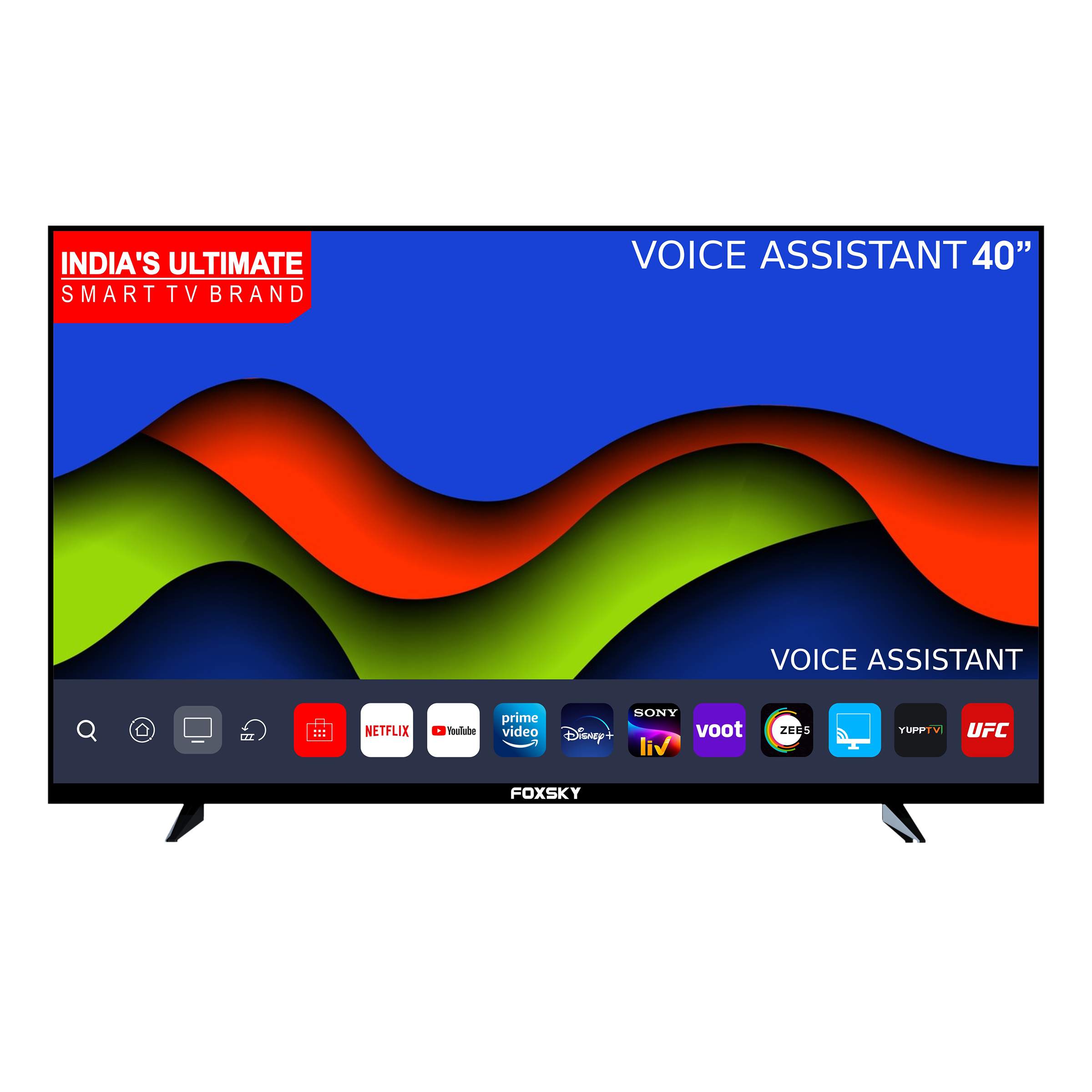 Foxsky 101 cm (40 inch) Full HD LED Smart Android TV with Google Voice Assistant (2021 model)_1