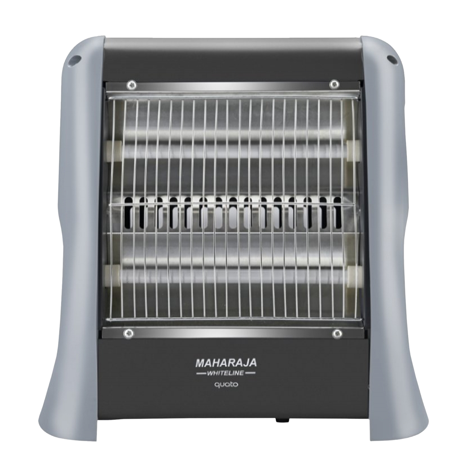 MAHARAJA WHITELINE Quato 800 Watts Quartz Room Heater (Tip Over Safety Switch, 5200000539, Grey)