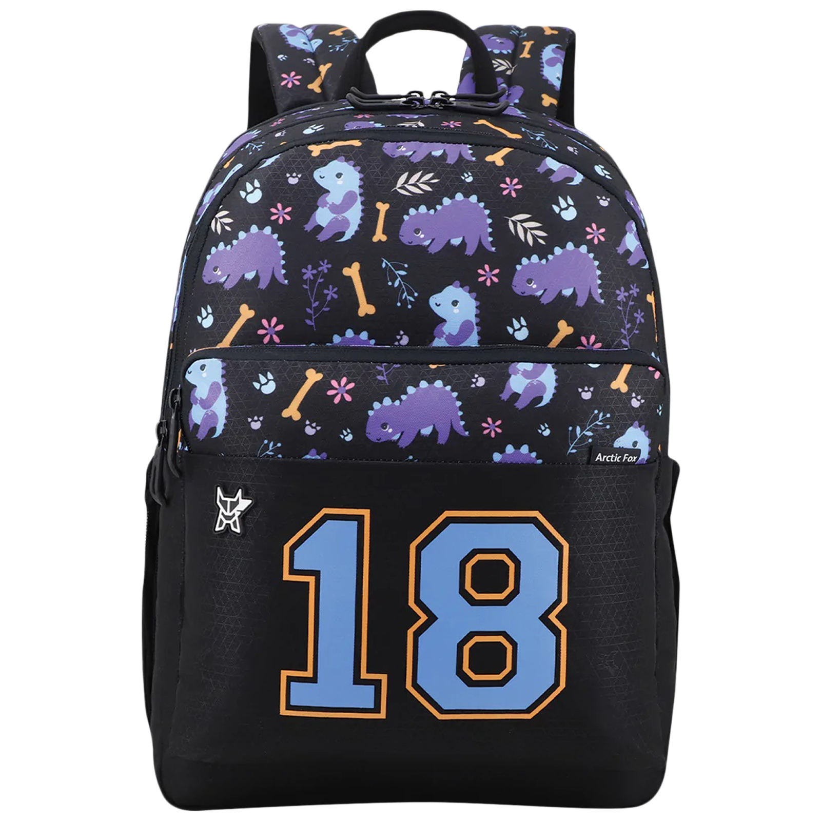 Arctic Fox Saurus 21 Litres Polyetser Fabric and PU Coated Backpack (Water Repellent Fabric, FJUBPKPURWW092021, Purple)_1