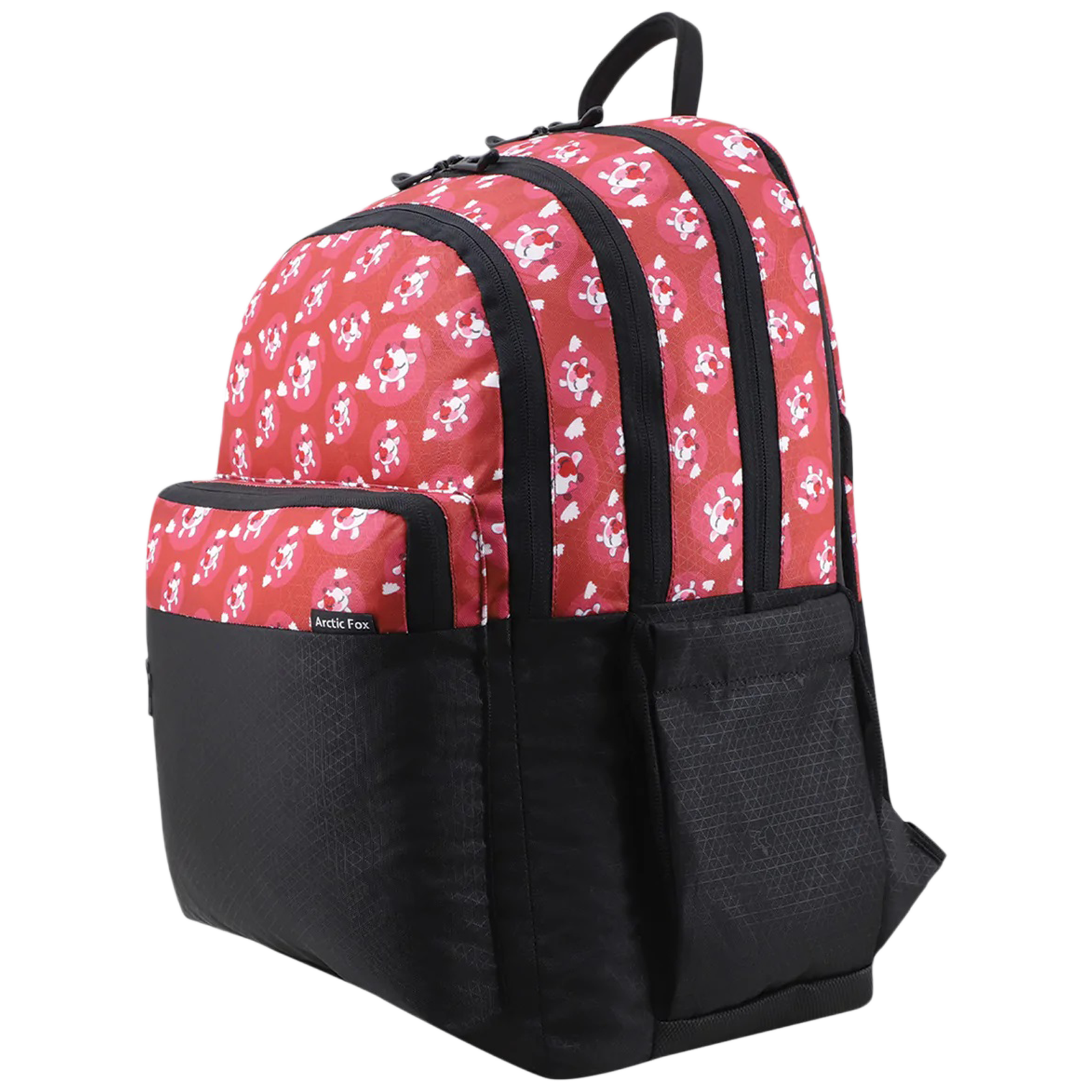 Arctic Fox Silly Calf Tawny Port 21 Litres Polyester Fabric and PU Coated Backpack (Webbing Handle, FJUBPKTPOWW098021, Red)_4