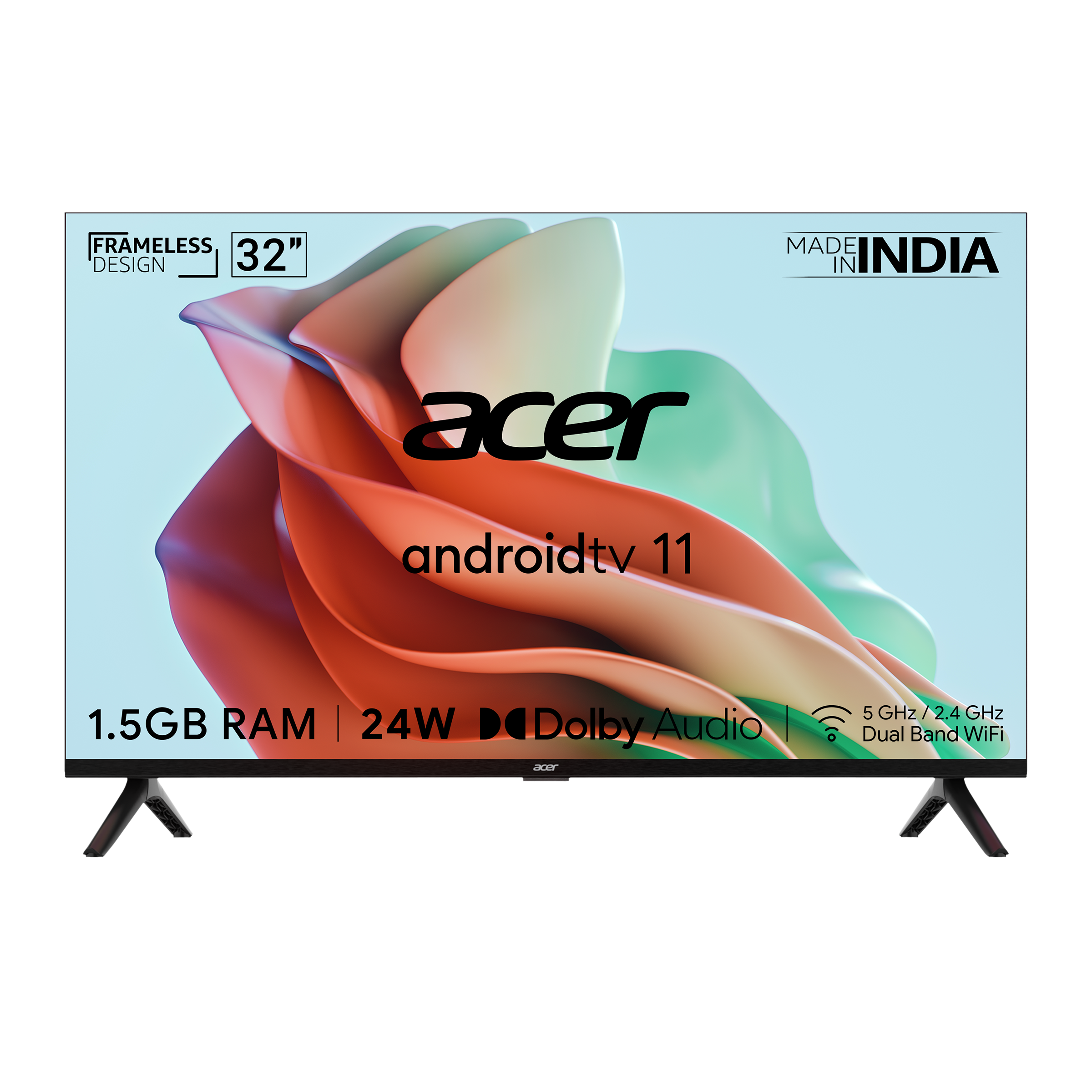 Acer I Series 80 cm (32 inch) HD Ready LED Smart Android TV with Google Assistance (2022 model)_1